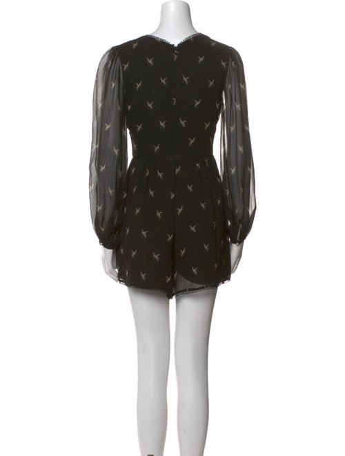 Zimmermann Silk Printed Romper