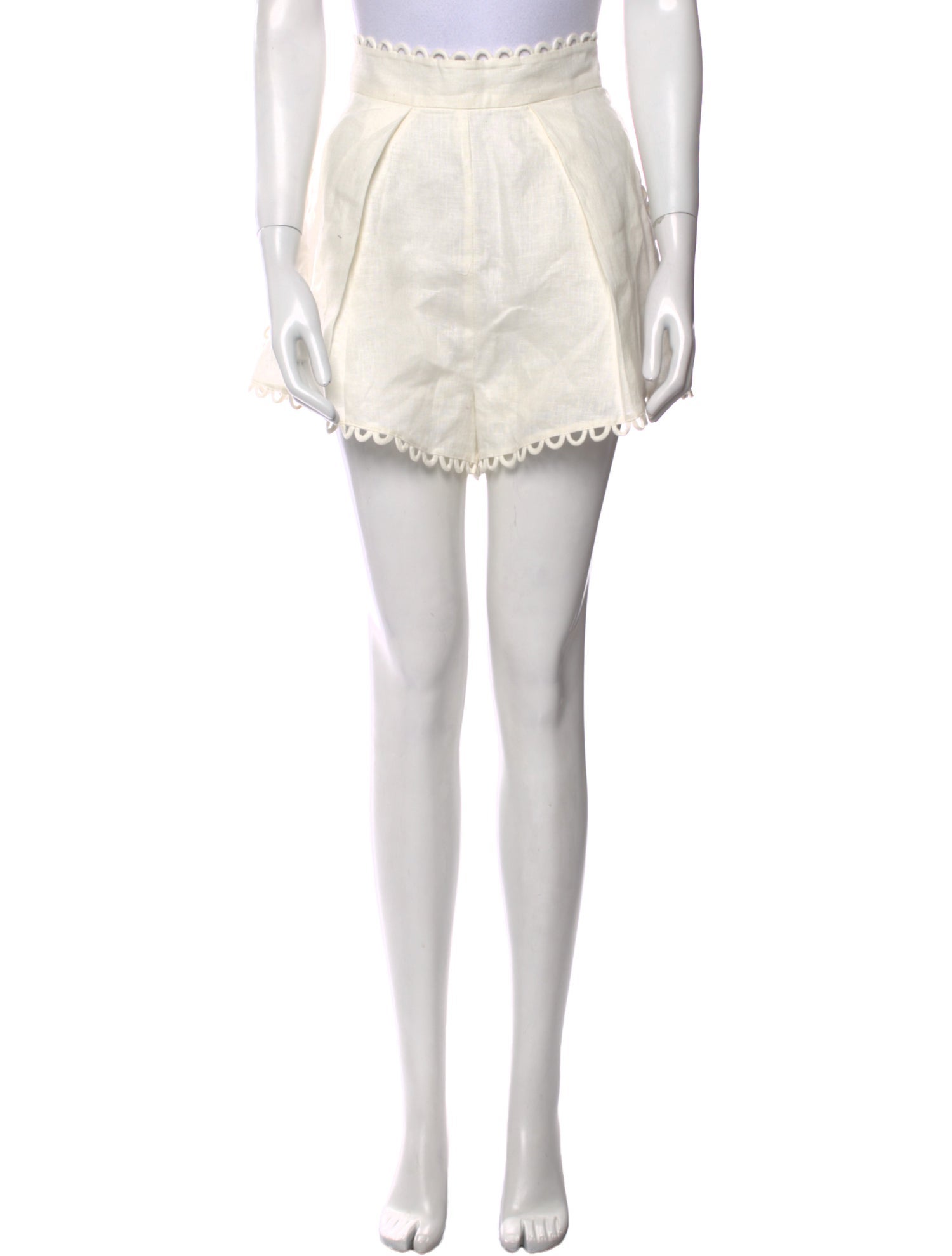 Zimmermann Linen Mini Shorts