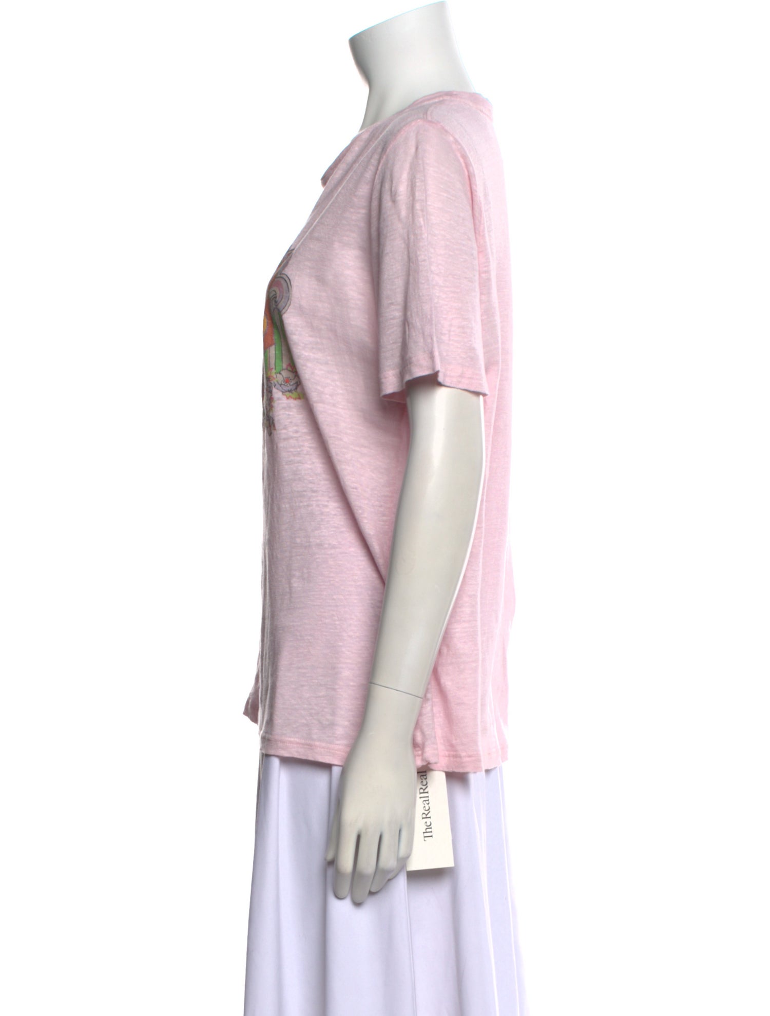 Zimmermann Linen Graphic Print T-Shirt