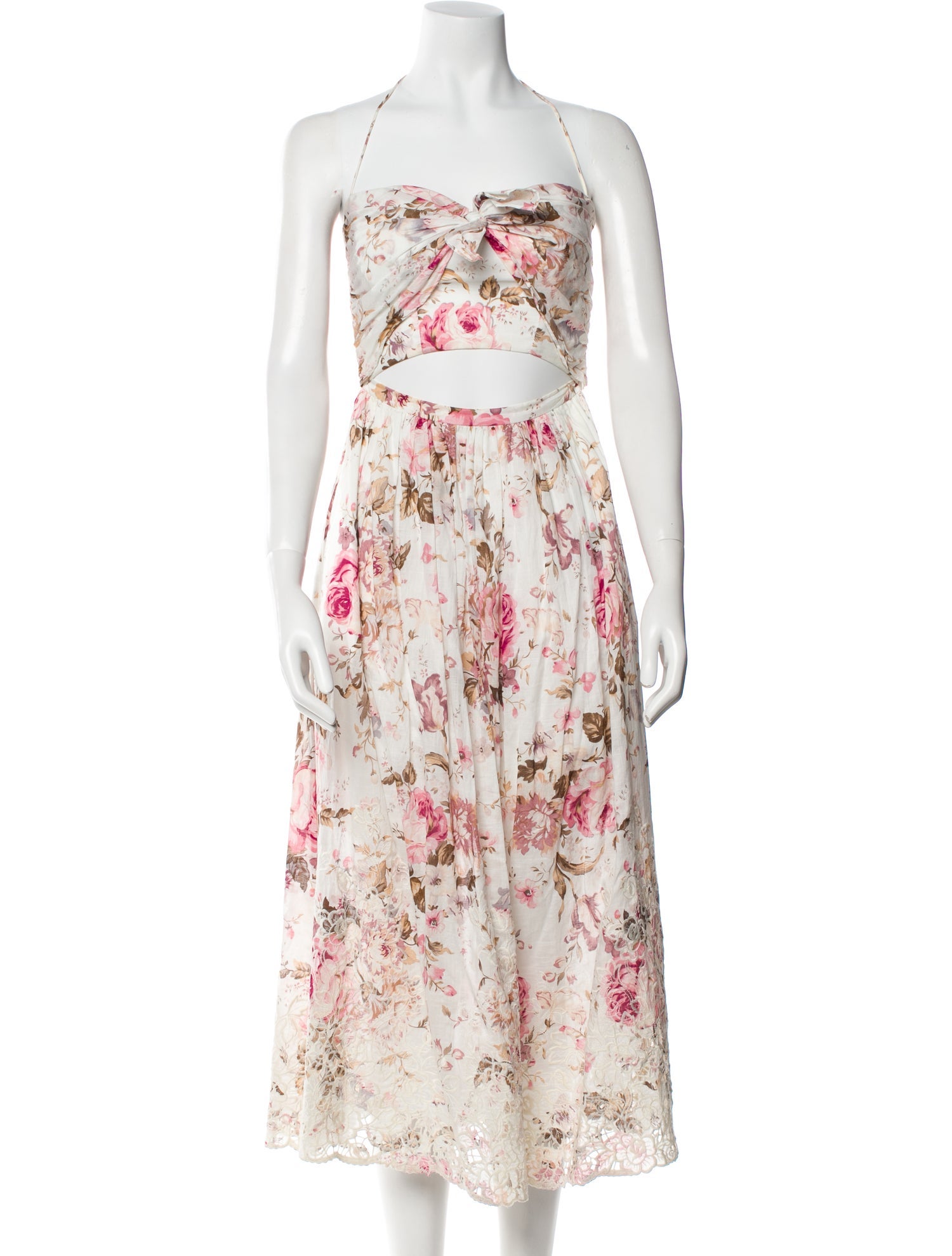 Zimmermann Floral Print Long Dress