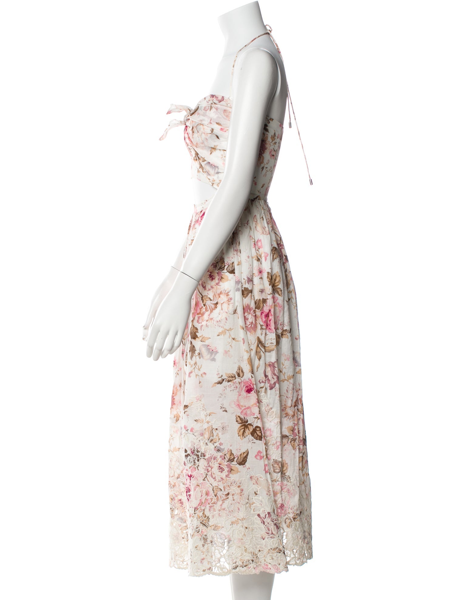 Zimmermann Floral Print Long Dress