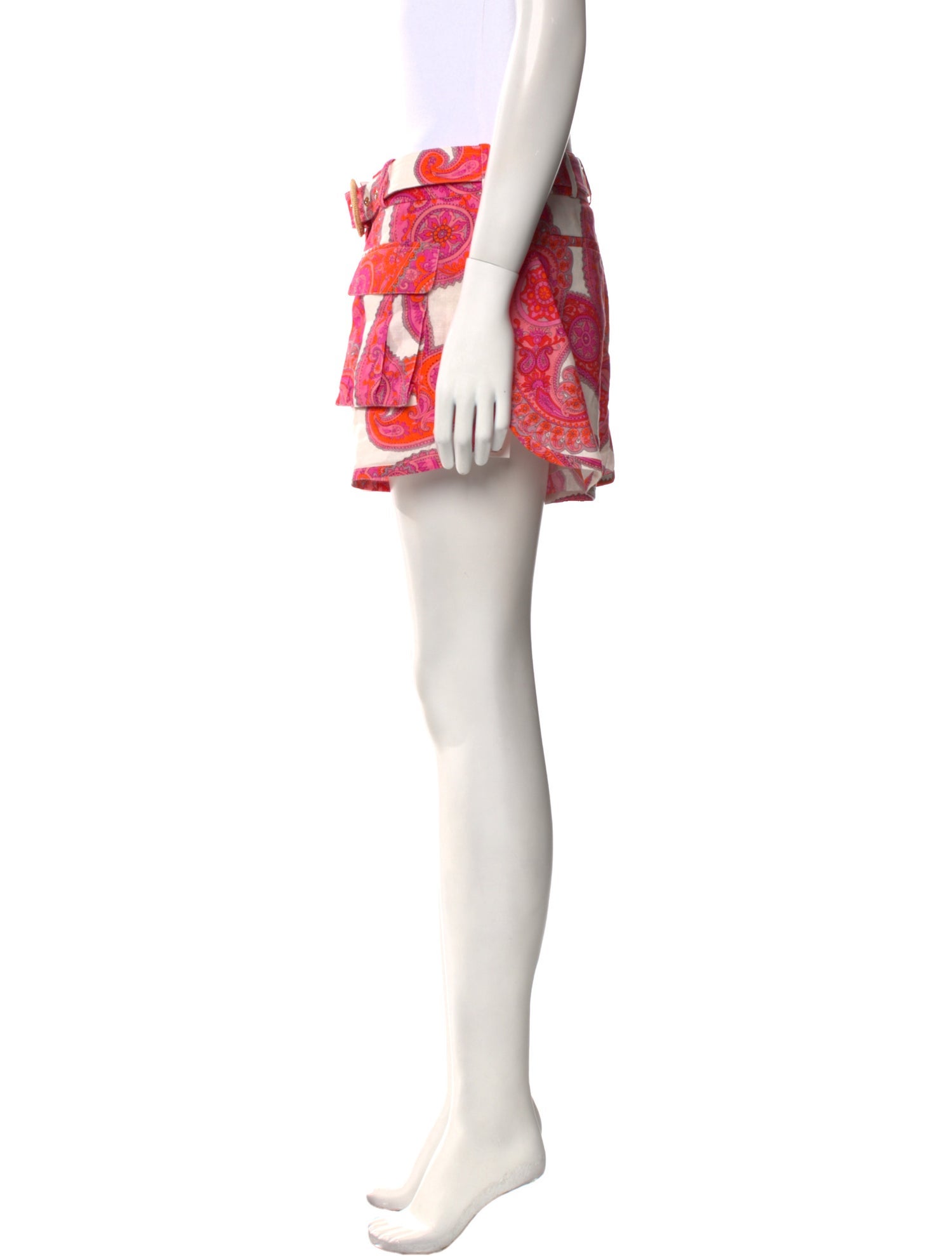 Zimmermann Linen Mini Shorts