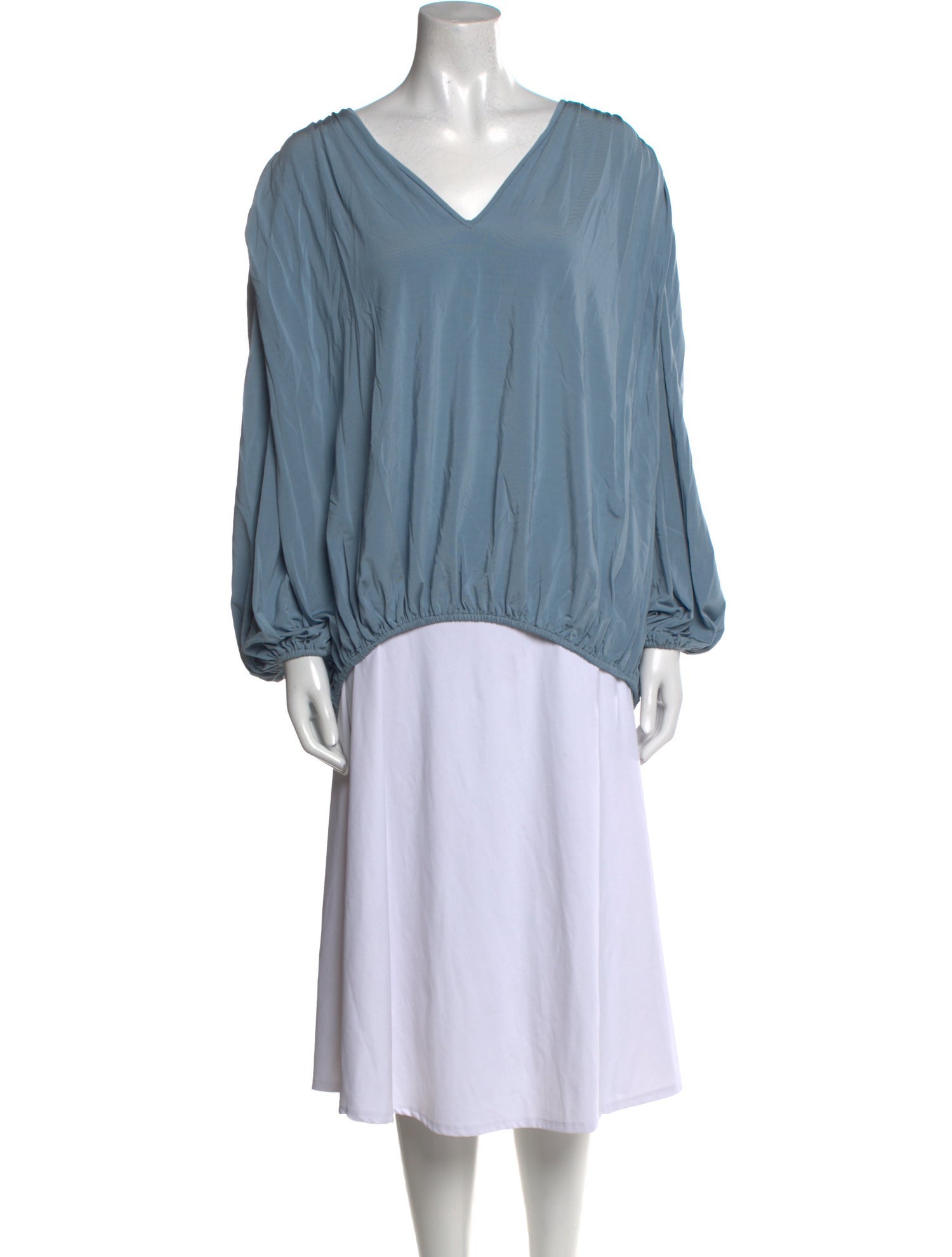 Zimmermann V-Neck Long Sleeve Blouse