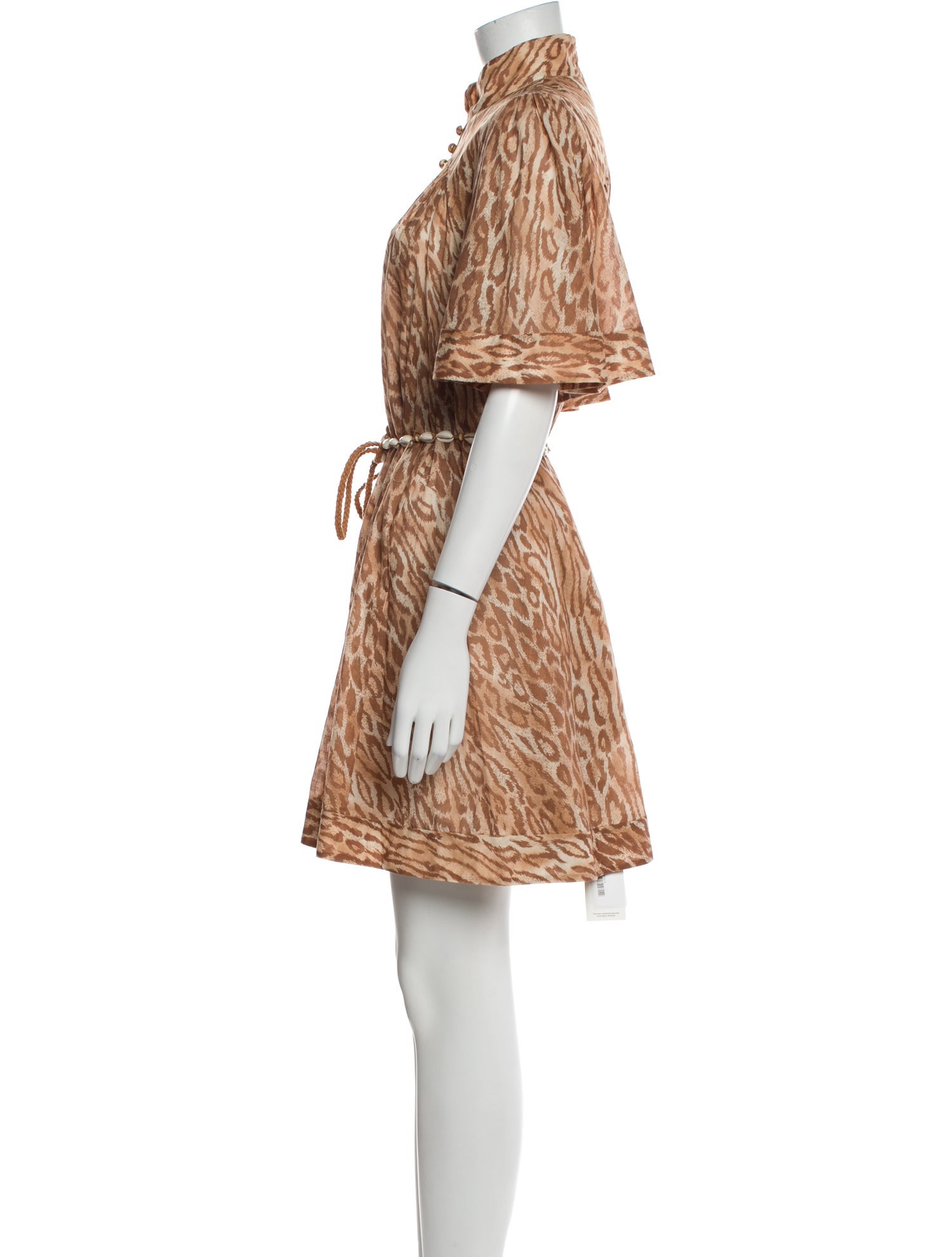 Zimmermann Animal Print Mini Dress