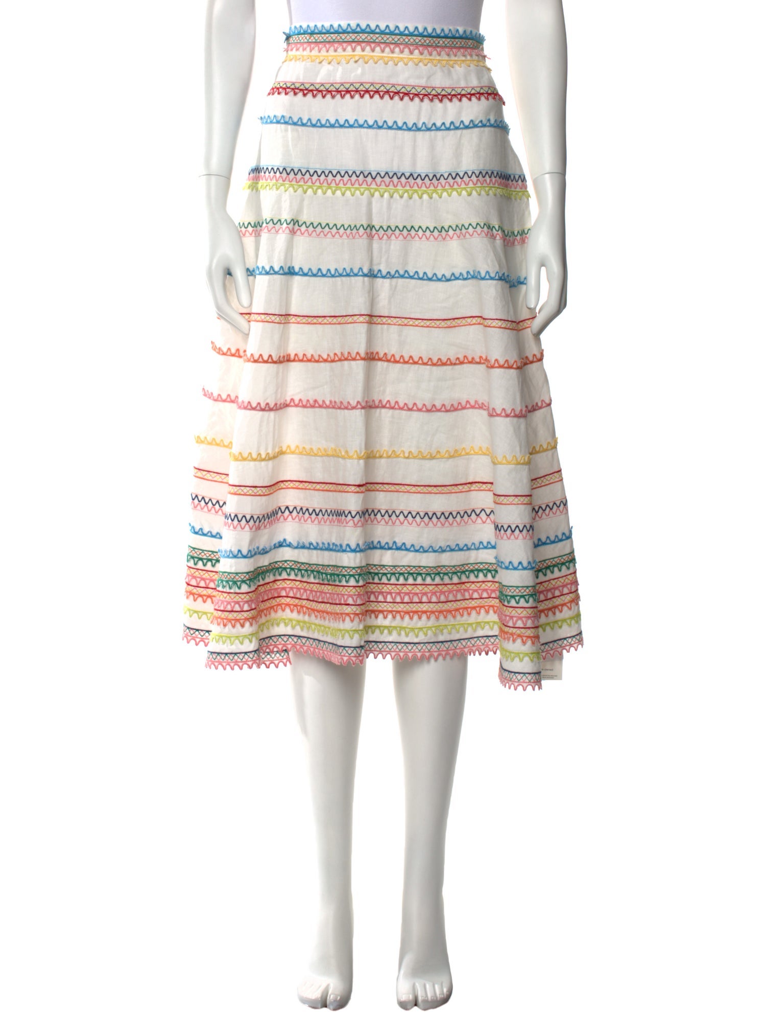 Zimmermann Linen Midi Length Skirt