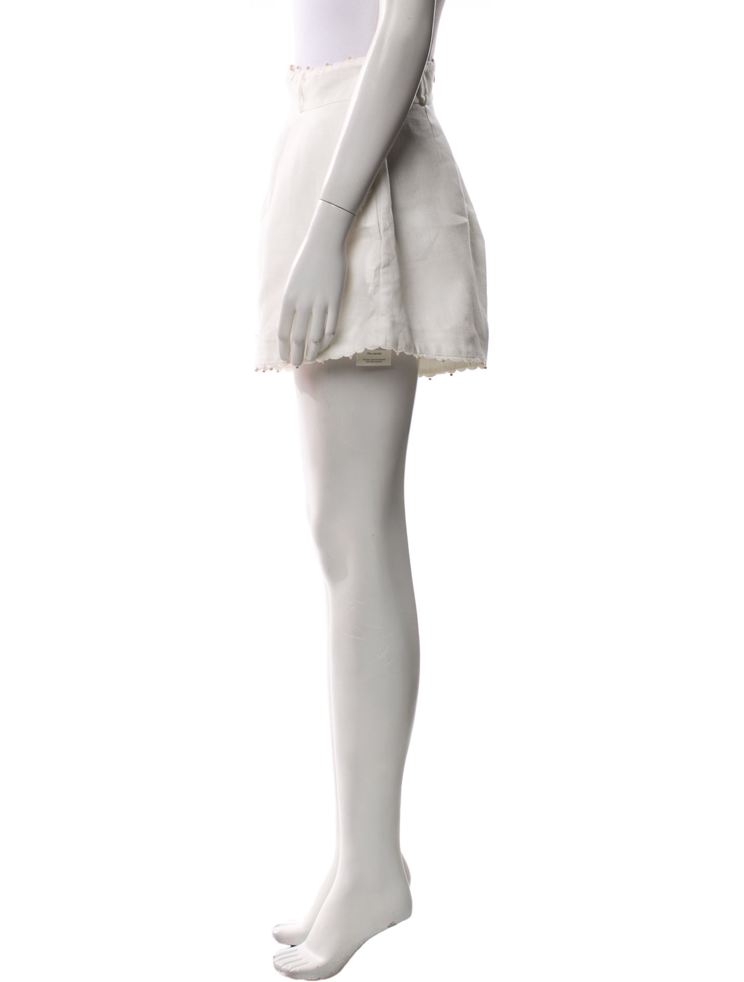 Zimmermann Linen Mini Shorts