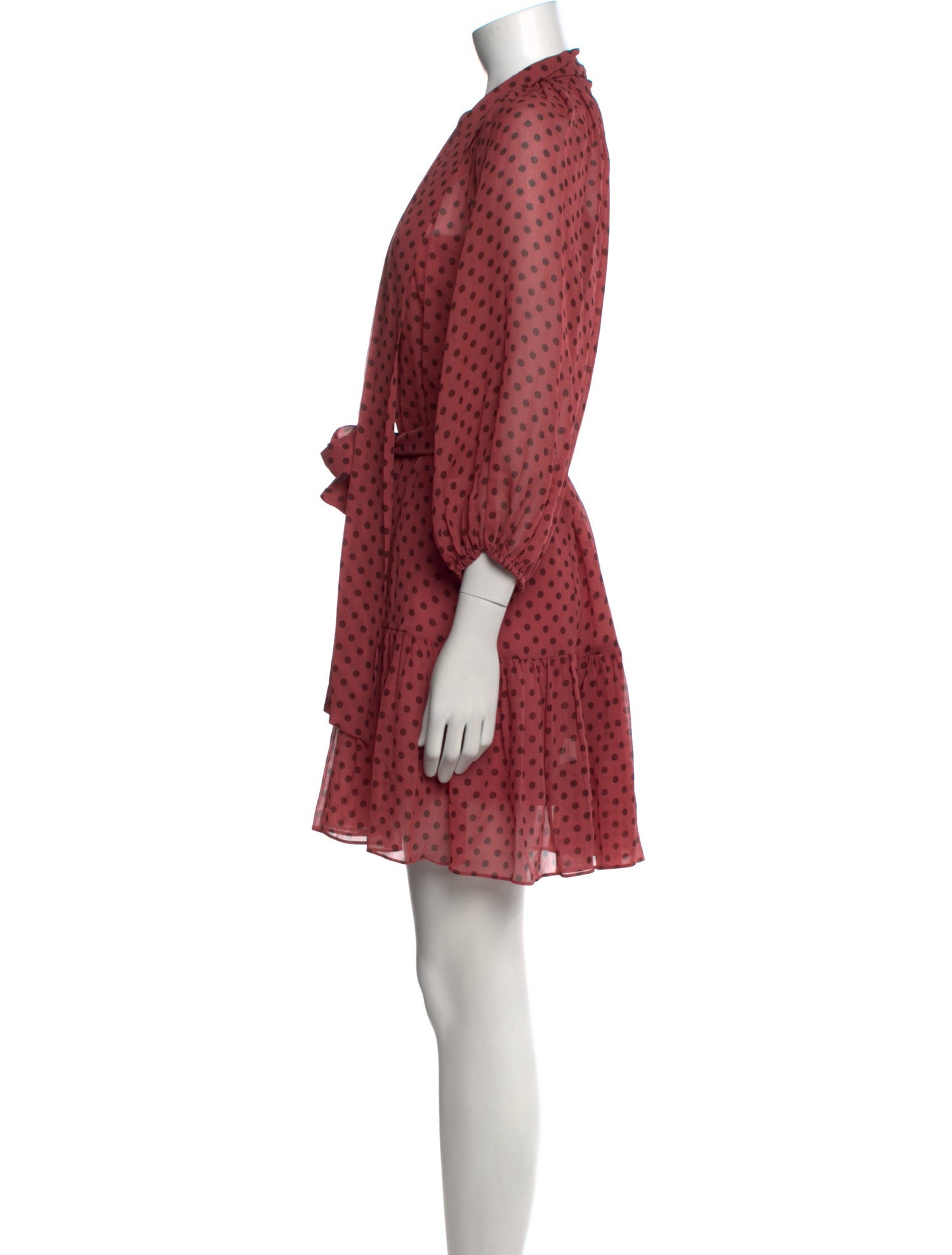 Zimmermann Polka Dot Print Mini Dress