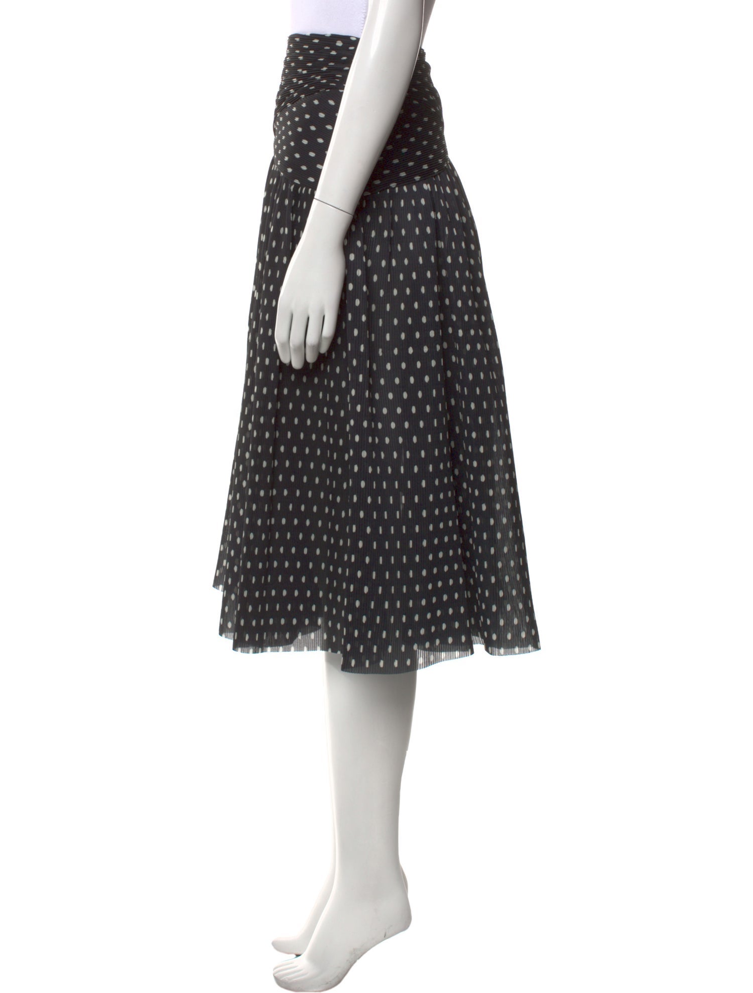 Zimmermann Polka Dot Print Midi Length Skirt w/ Tags