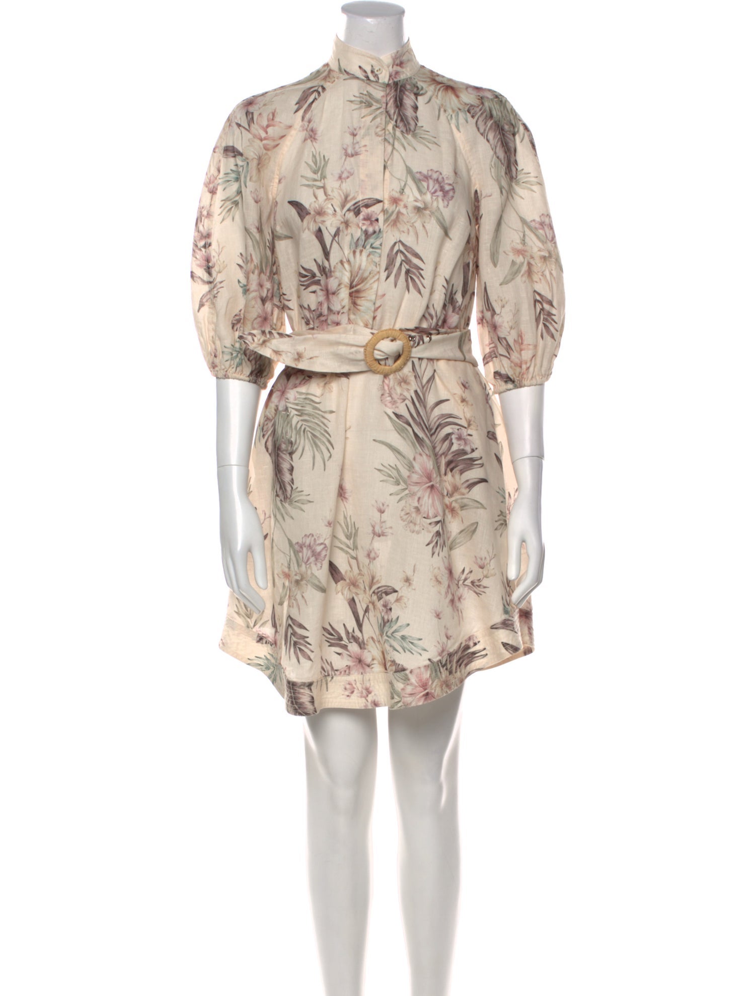 Zimmermann Linen Mini Dress