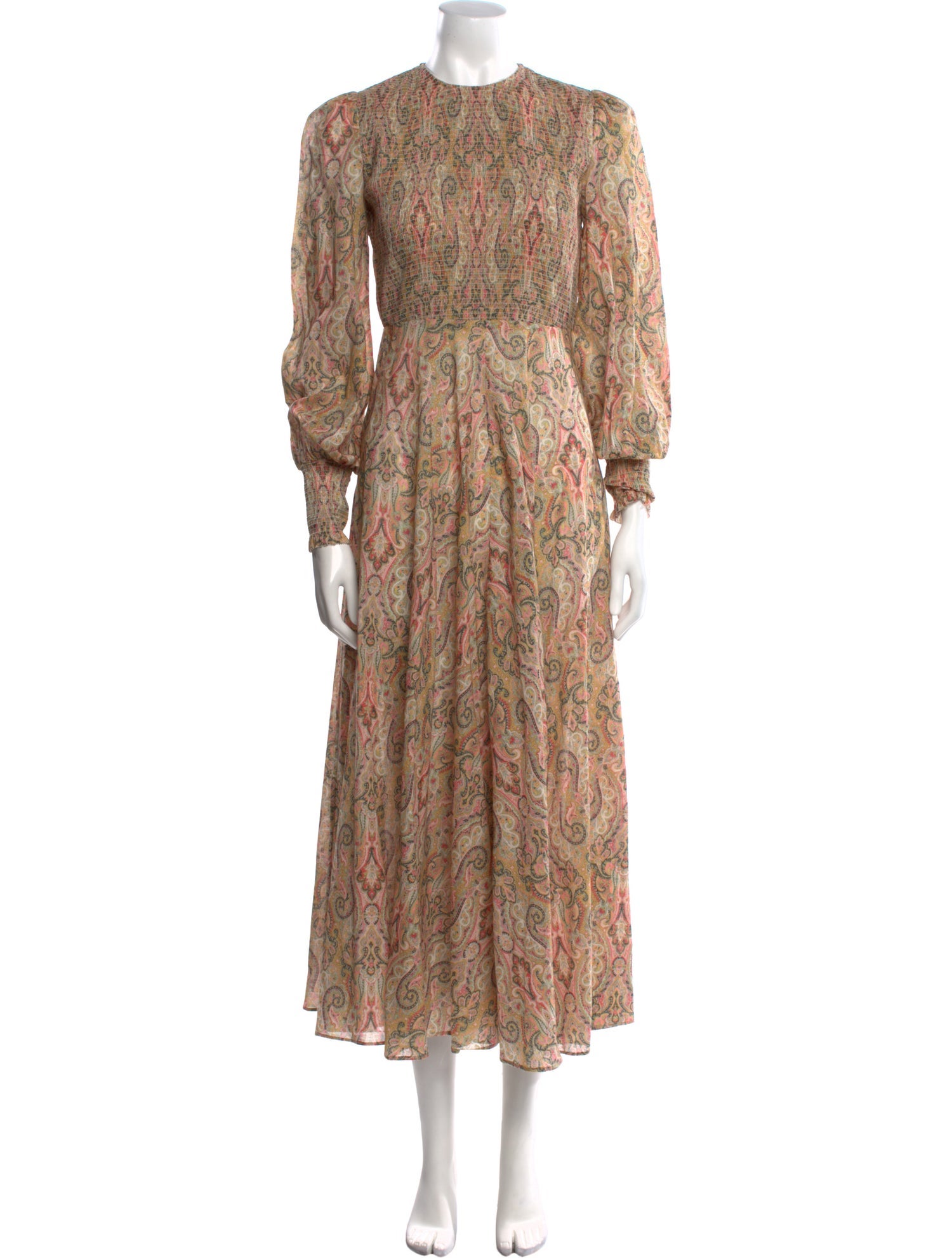 Zimmermann Paisley Print Long Dress