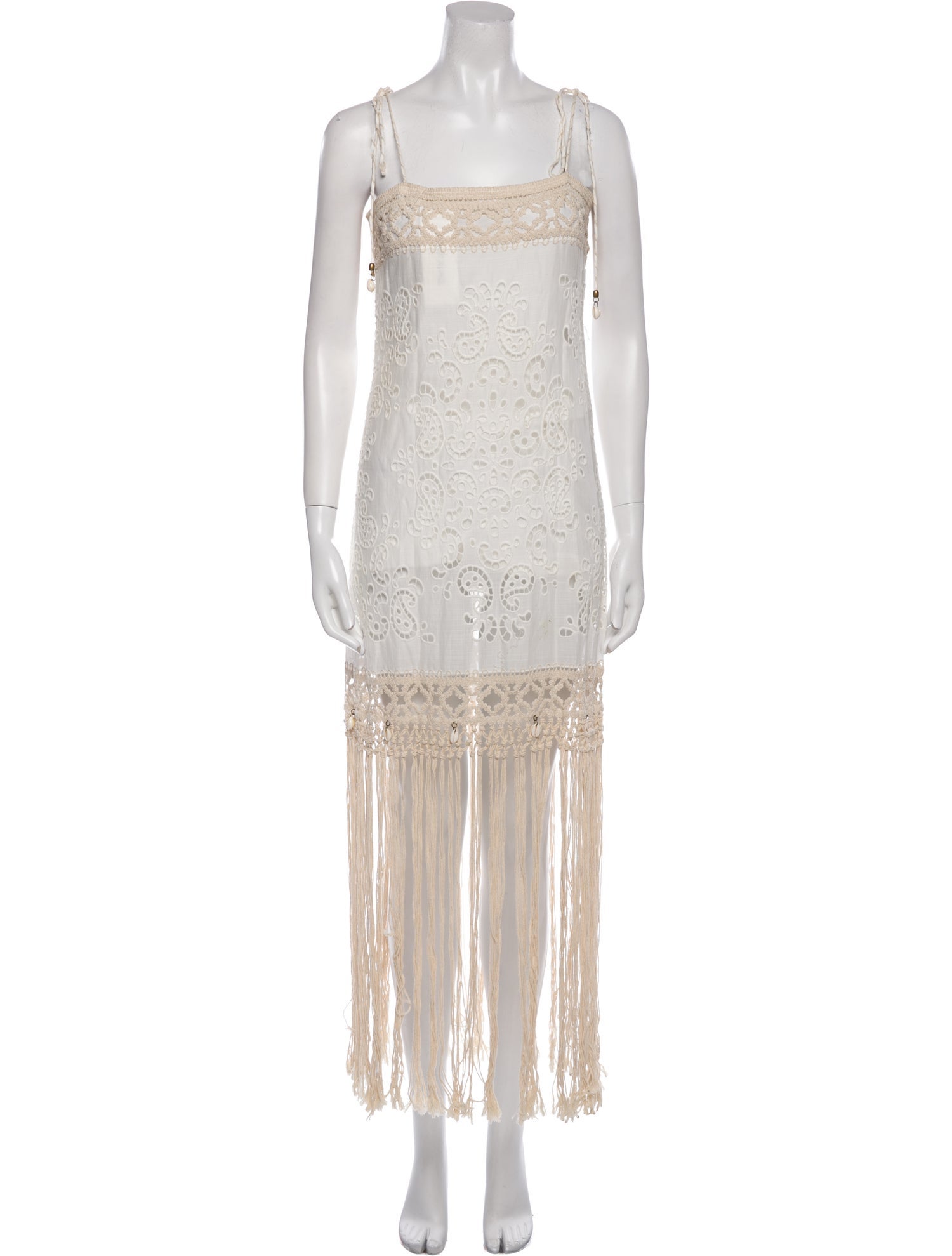 Zimmermann Square Neckline Midi Length Dress