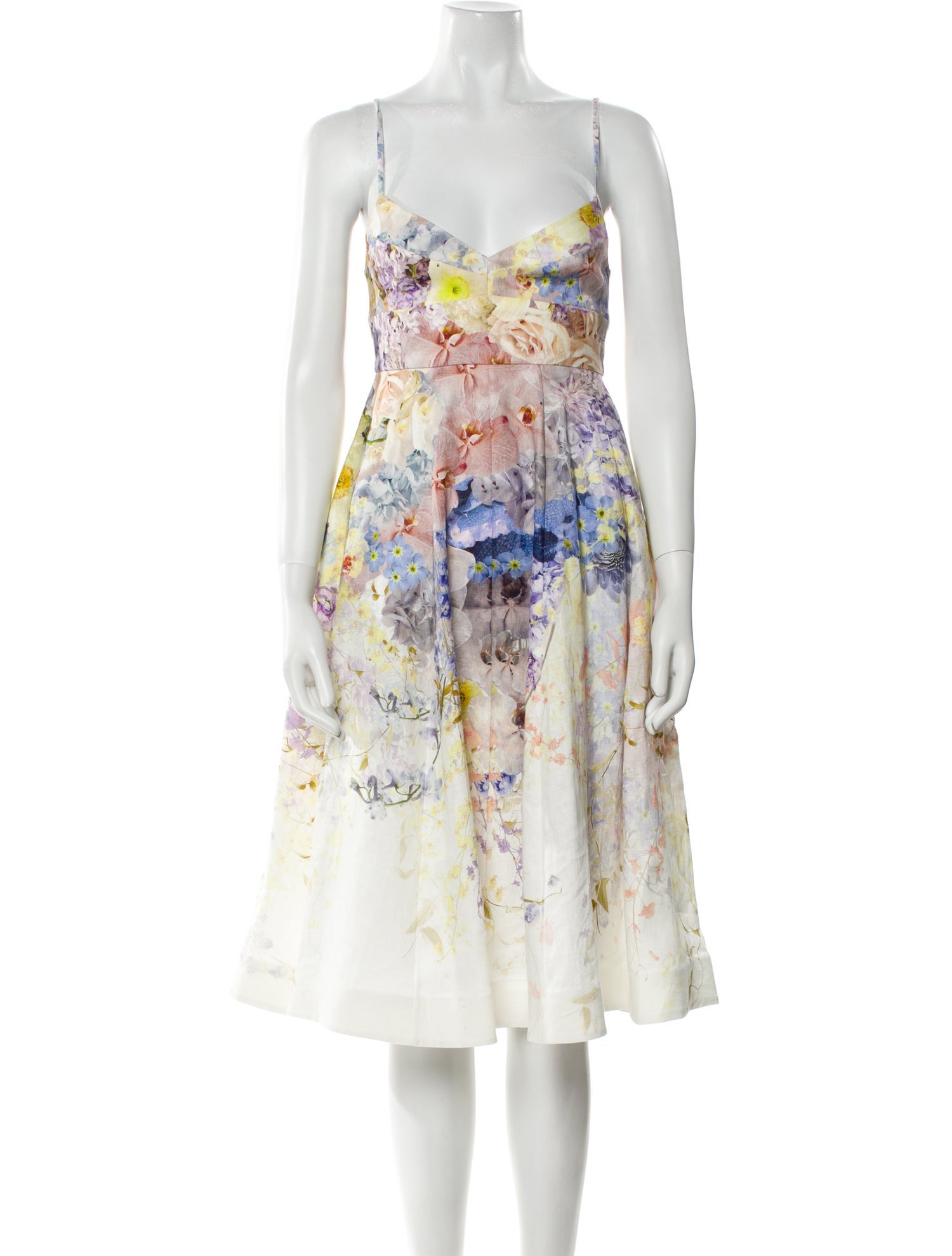 Zimmermann Linen Knee-Length Dress