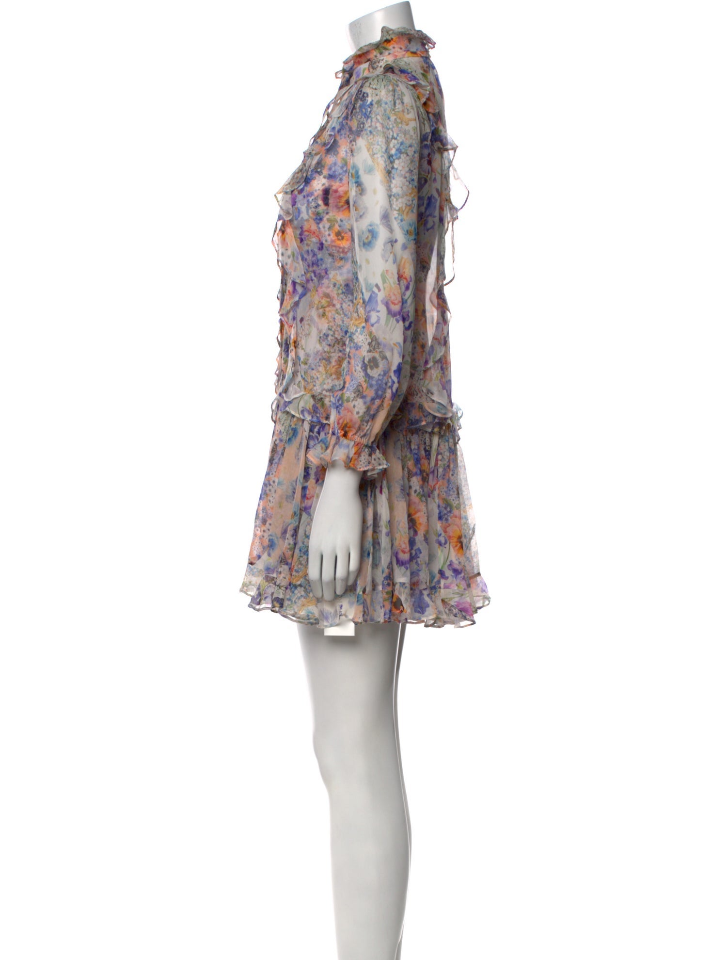 Zimmermann Floral Print Mini Dress