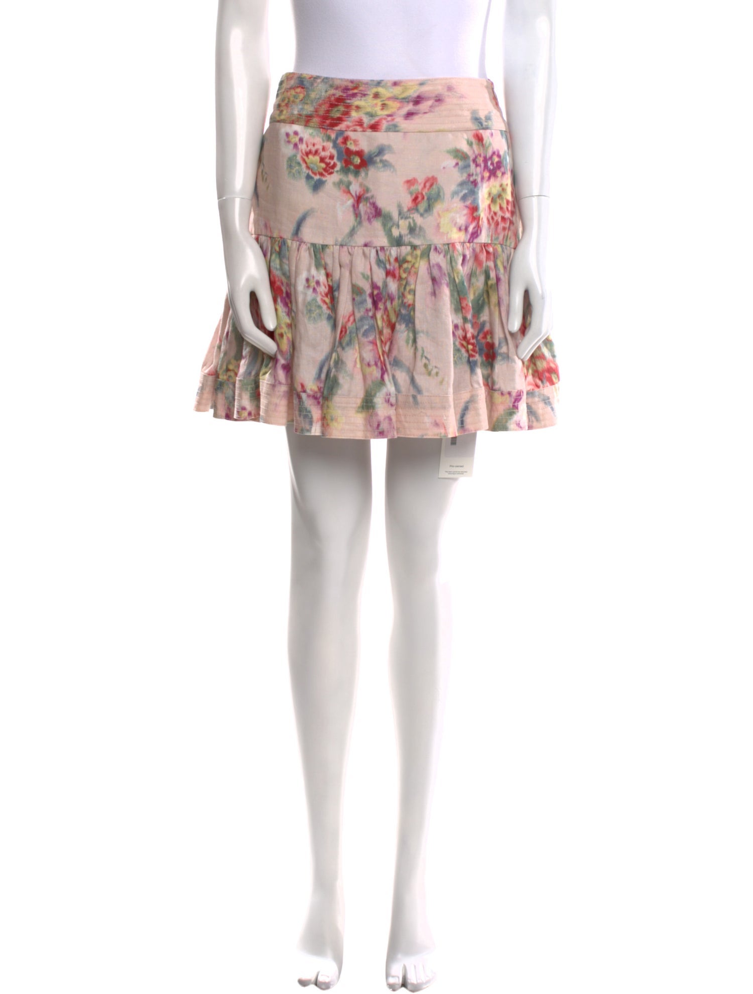 Zimmermann Linen Mini Skirt