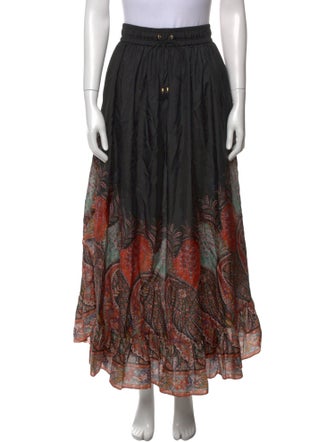 Zimmermann Silk Midi Length Skirt
