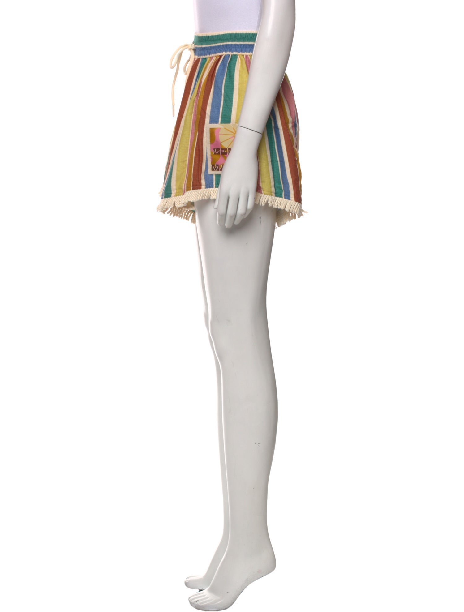 Zimmermann Striped Mini Shorts