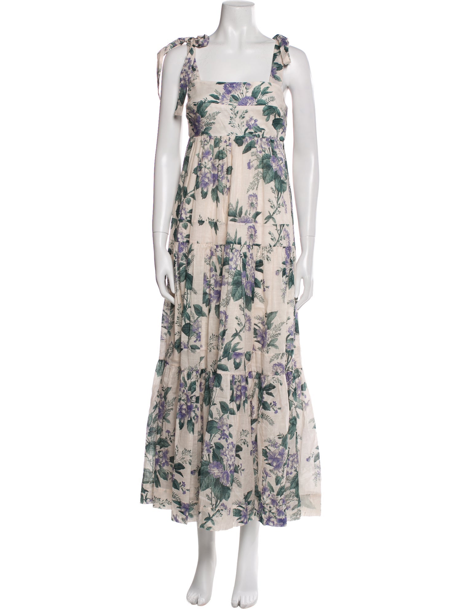 Zimmermann Floral Print Long Dress