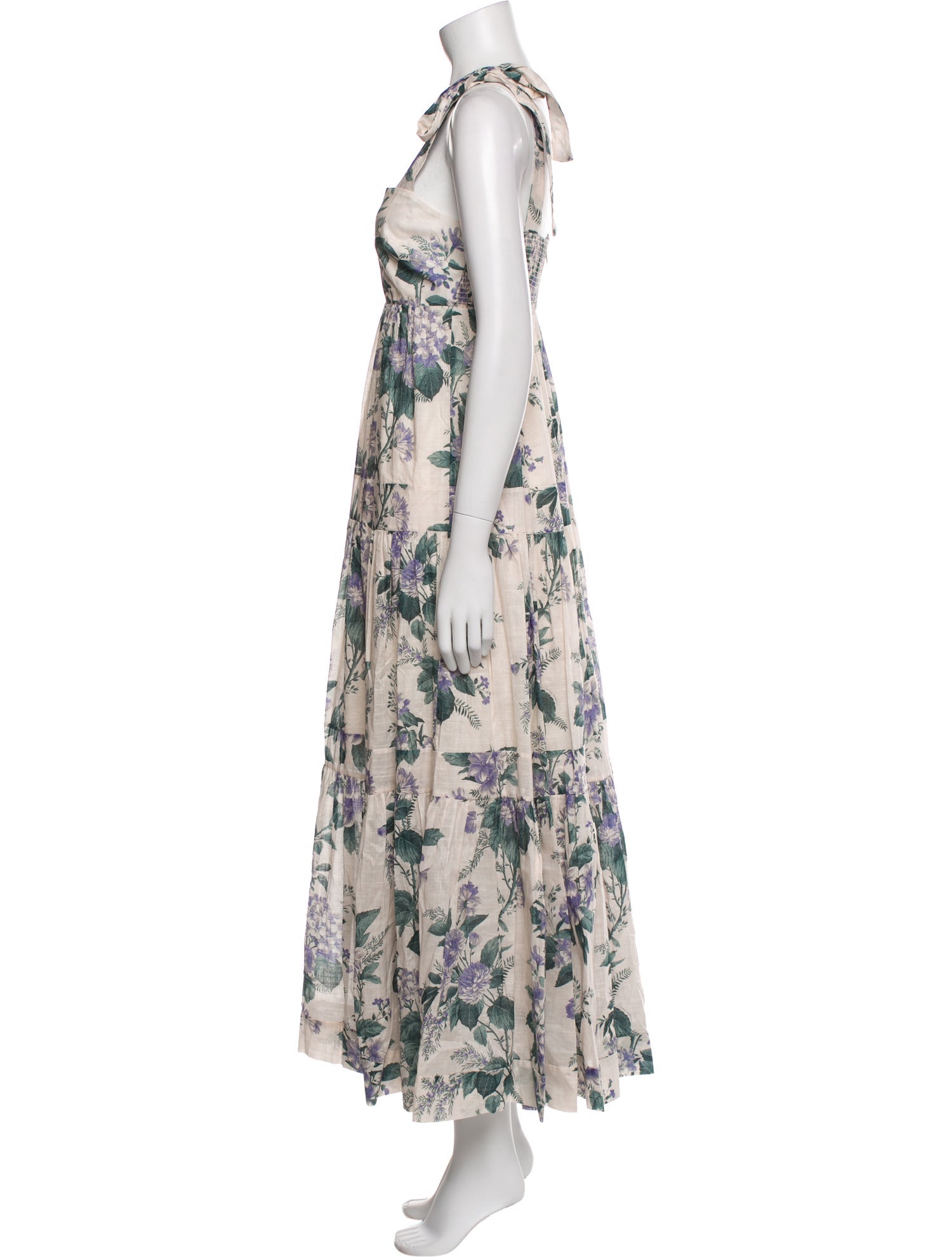 Zimmermann Floral Print Long Dress