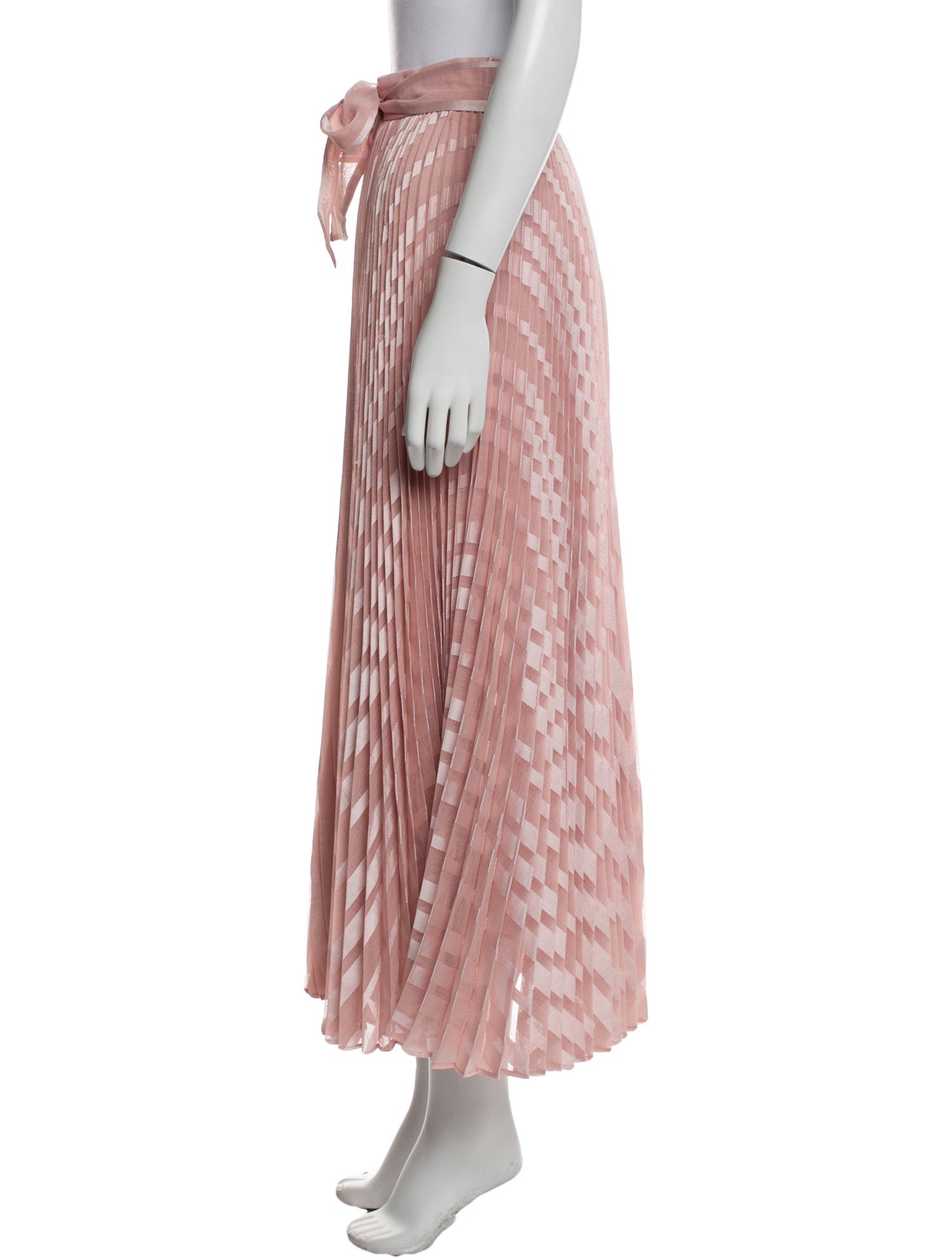 Zimmermann Pleated Accents Midi Length Skirt