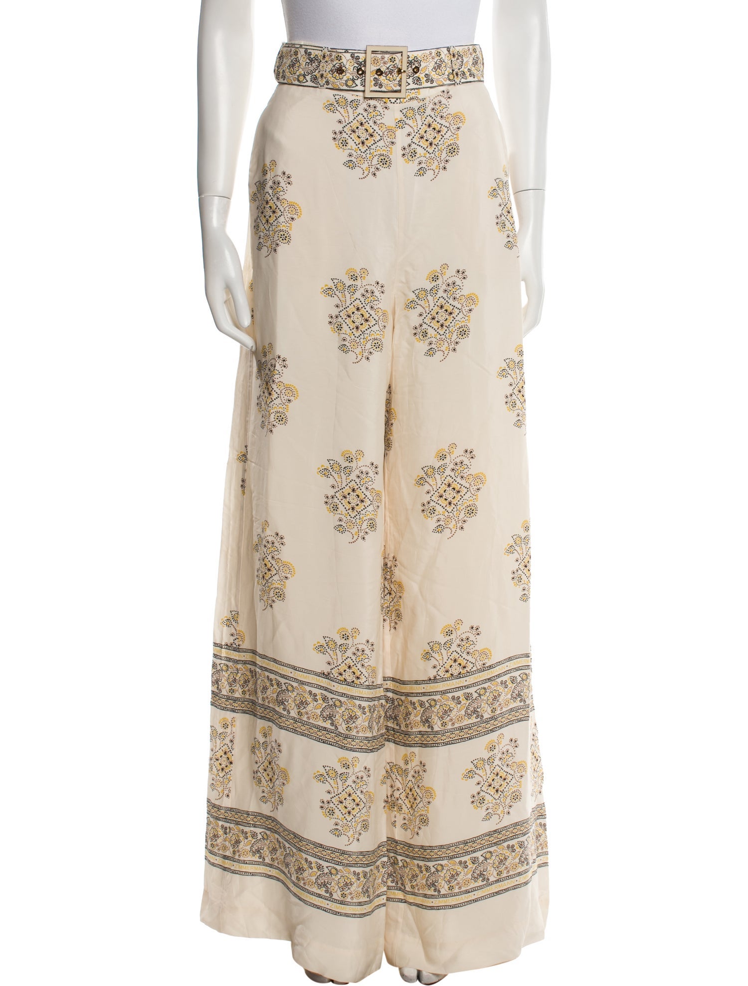 Zimmermann Silk Wide Leg Pants