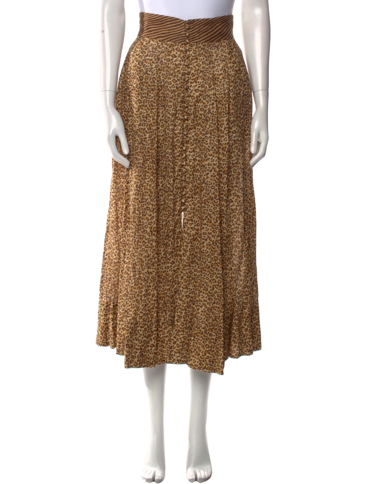 Zimmermann Linen Midi Length Skirt