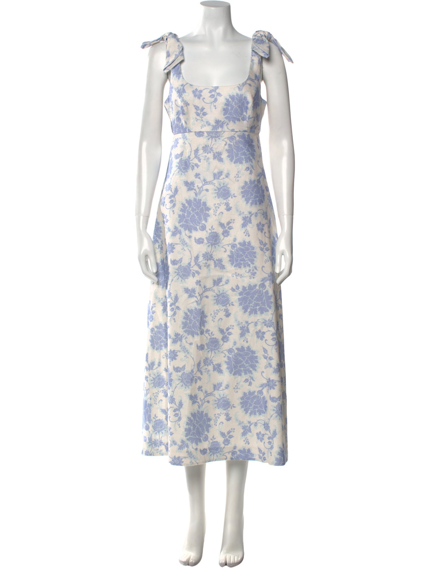 Zimmermann Floral Print Midi Length Dress