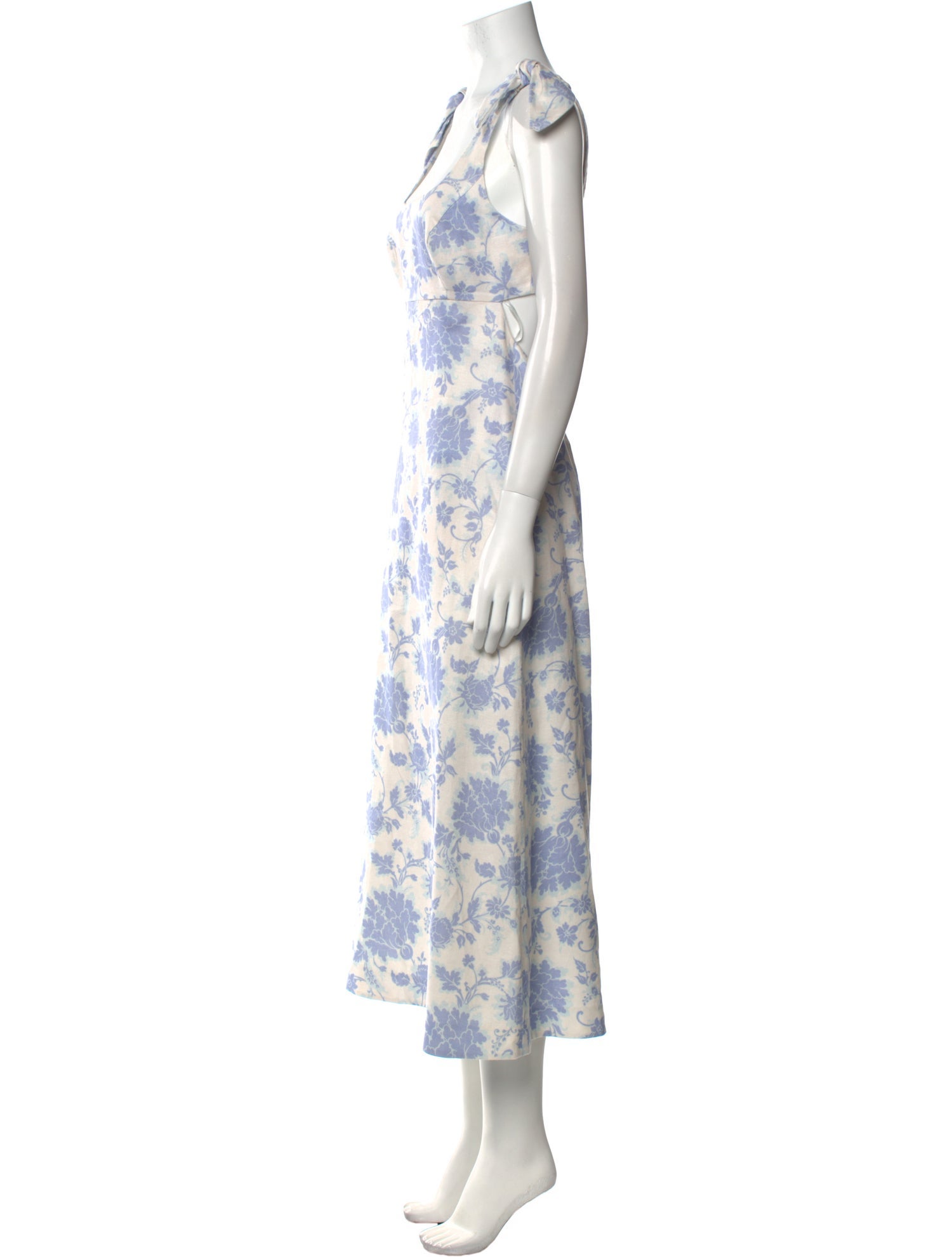 Zimmermann Floral Print Midi Length Dress