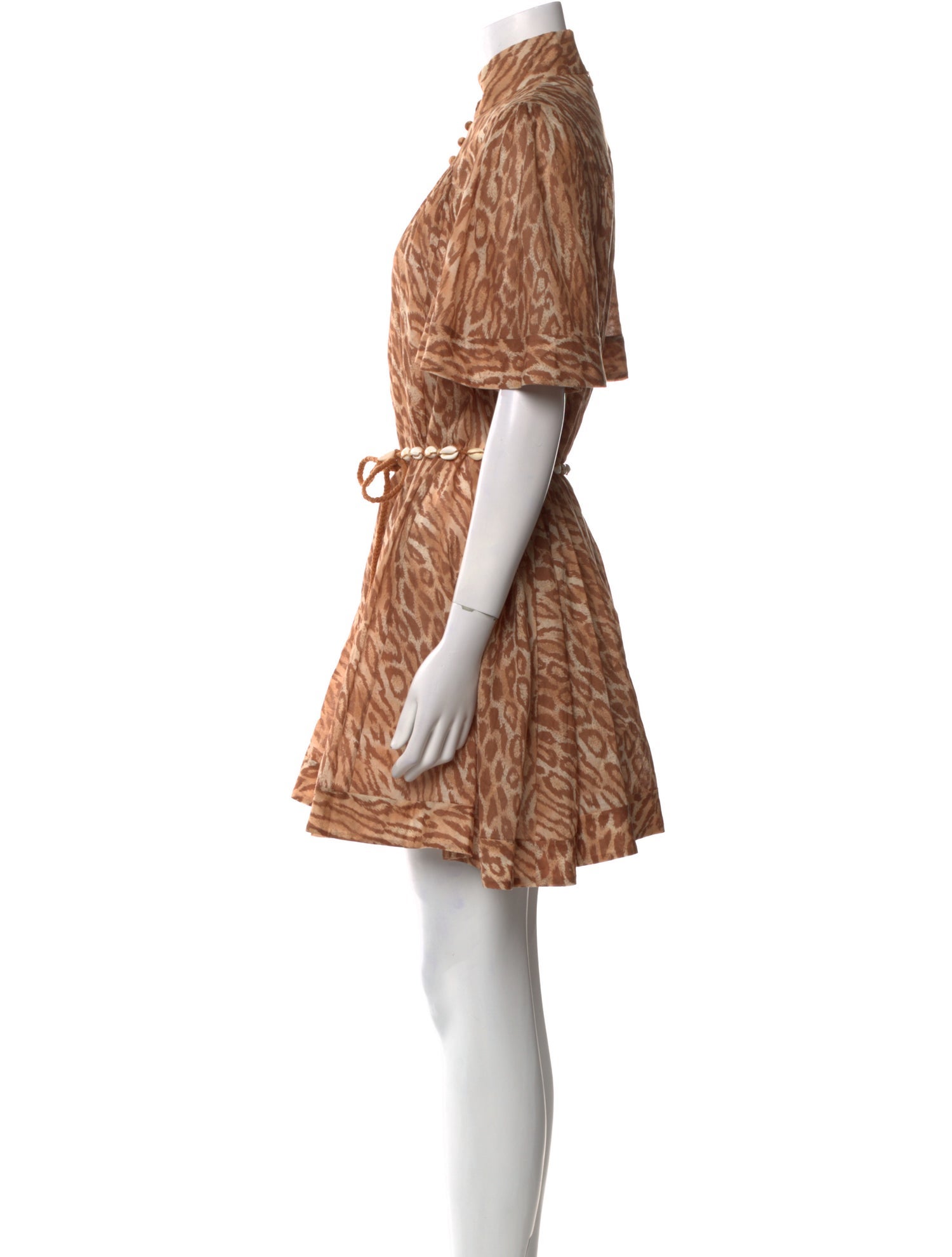 Zimmermann Animal Print Mini Dress