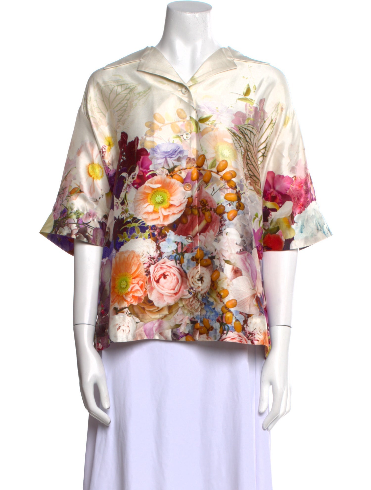Zimmermann Silk Floral Print Blouse