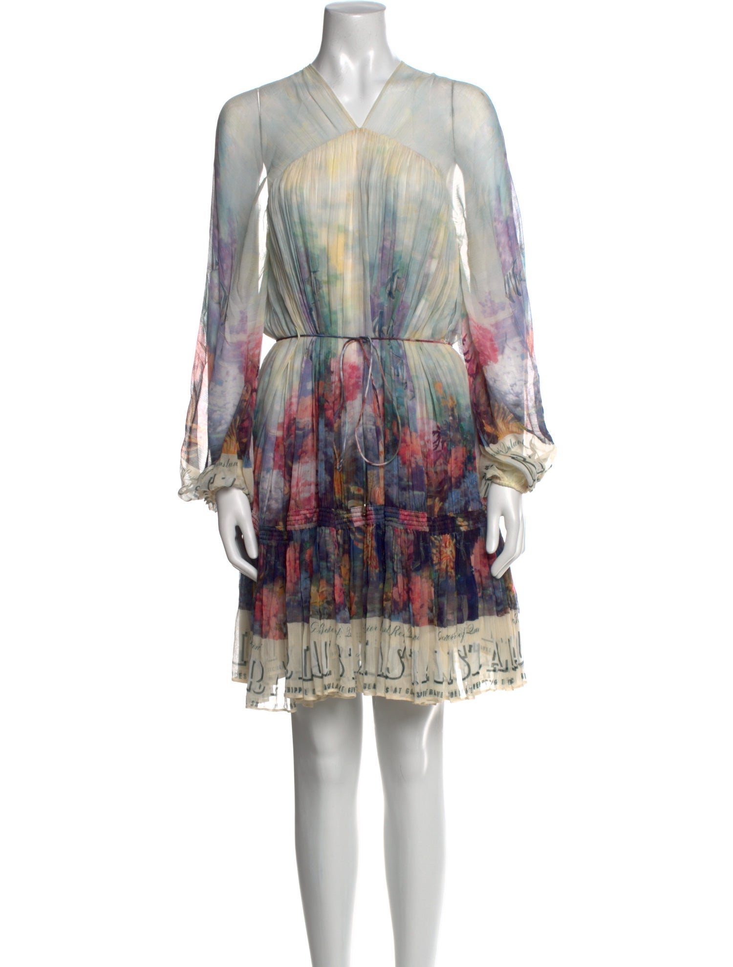 Zimmermann Printed Mini Dress