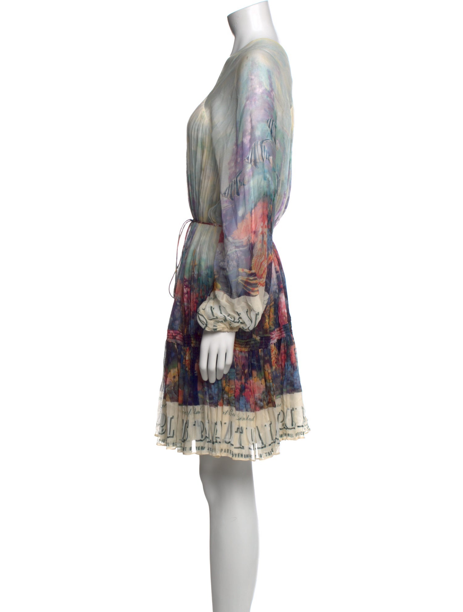 Zimmermann Printed Mini Dress