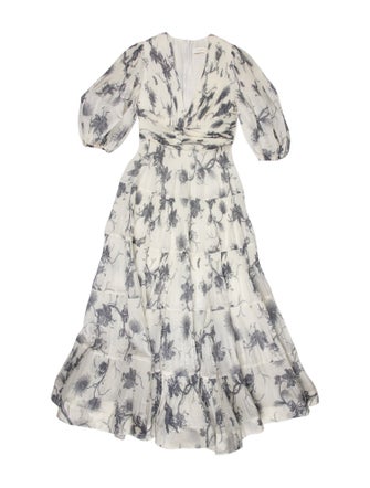 Zimmermann Floral Print Long Dress
