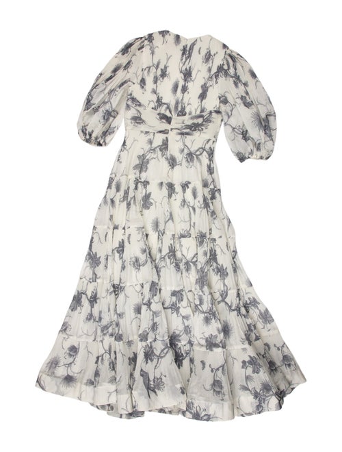 Zimmermann Floral Print Long Dress