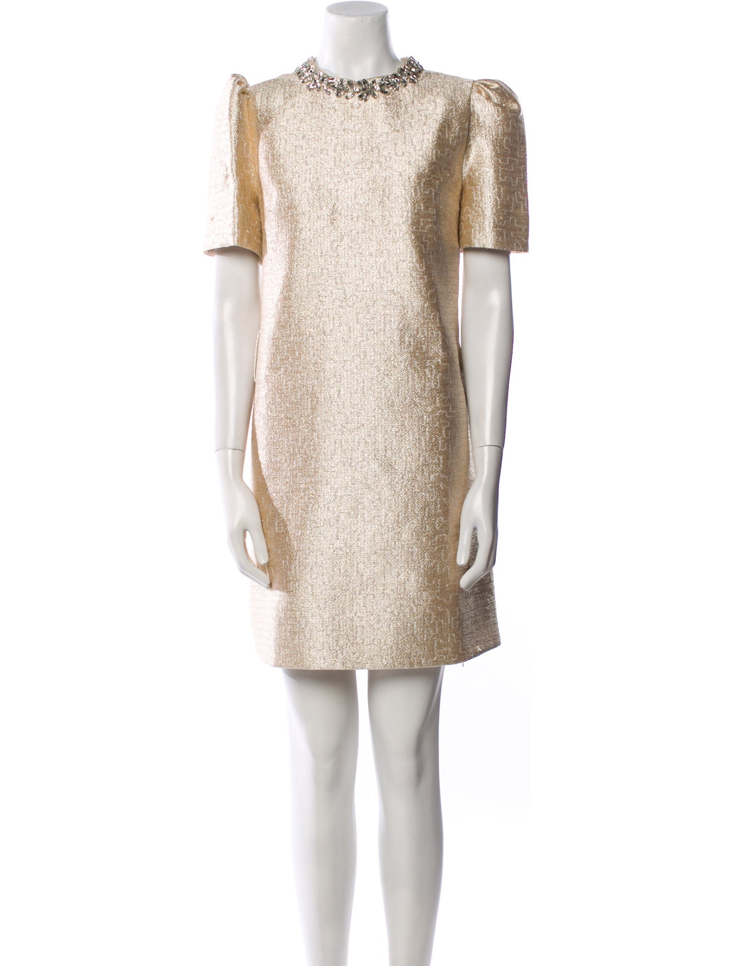 Zimmermann Mock Neck Mini Dress