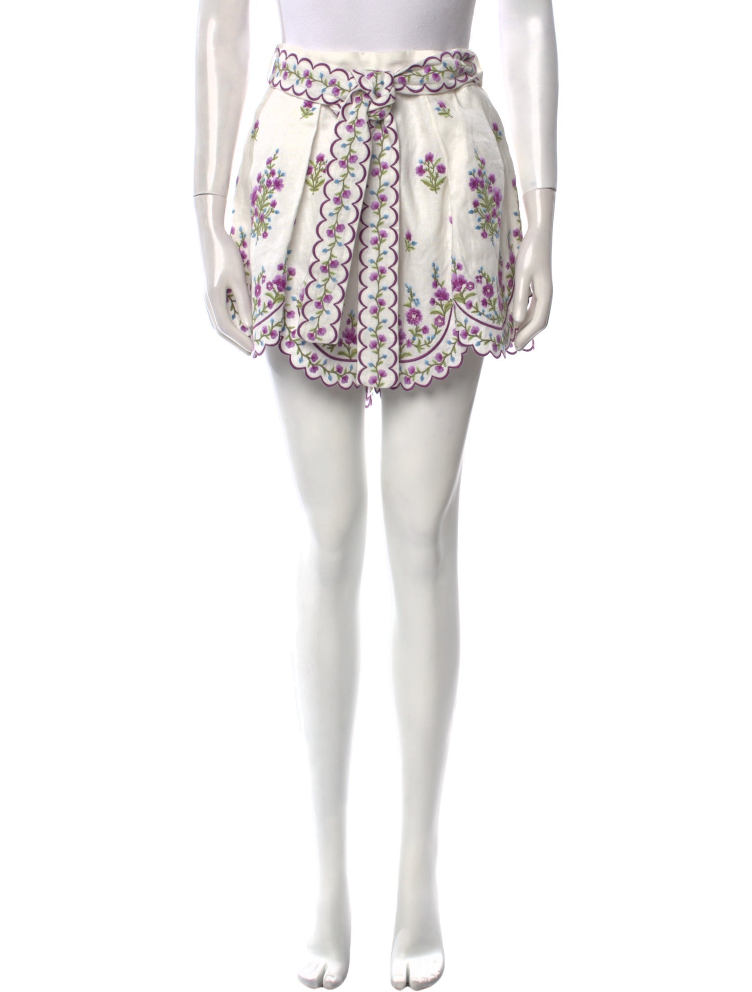 Zimmermann Linen Mini Shorts w/ Tags