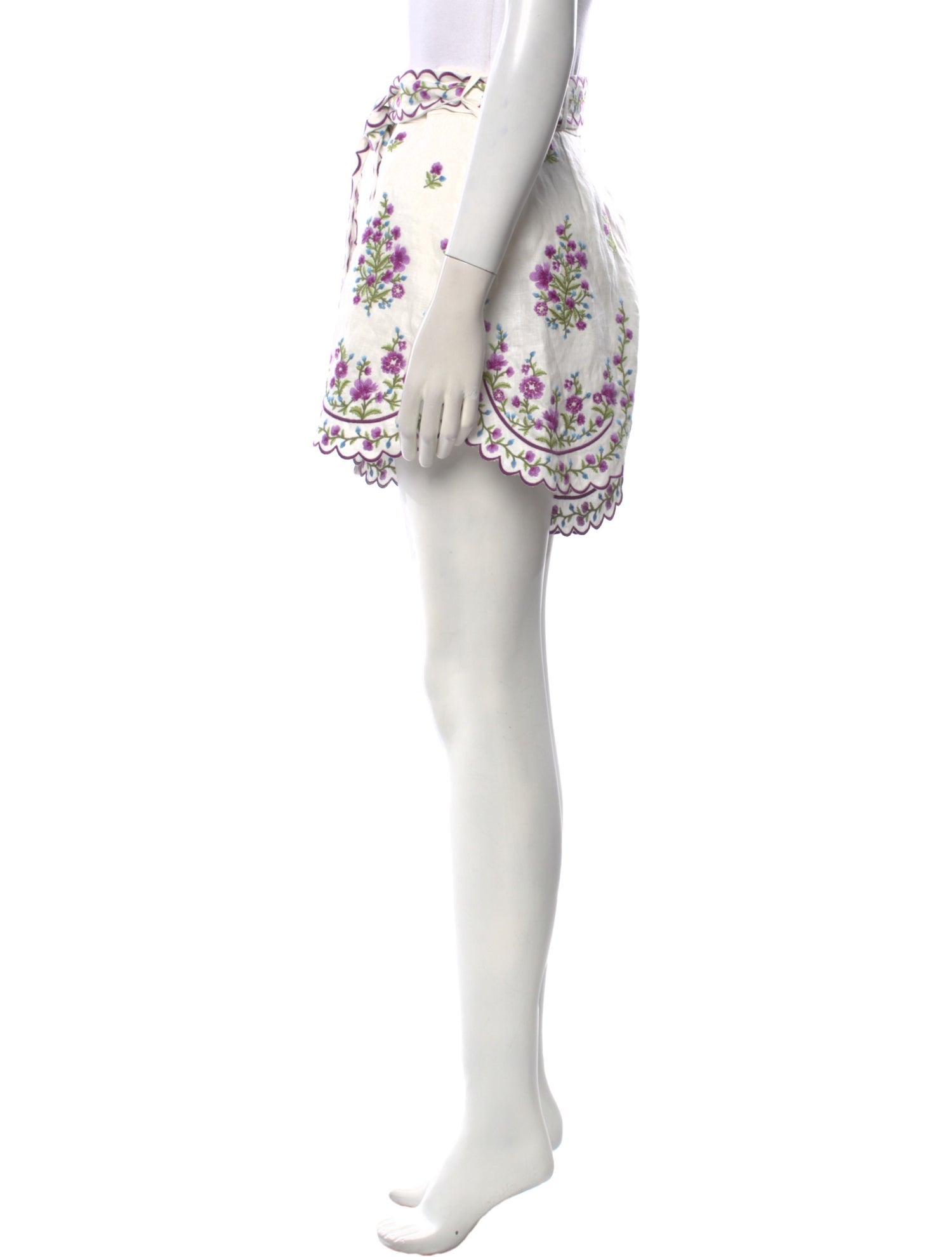 Zimmermann Linen Mini Shorts w/ Tags