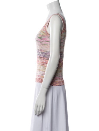 Zimmermann Striped Scoop Neck Top