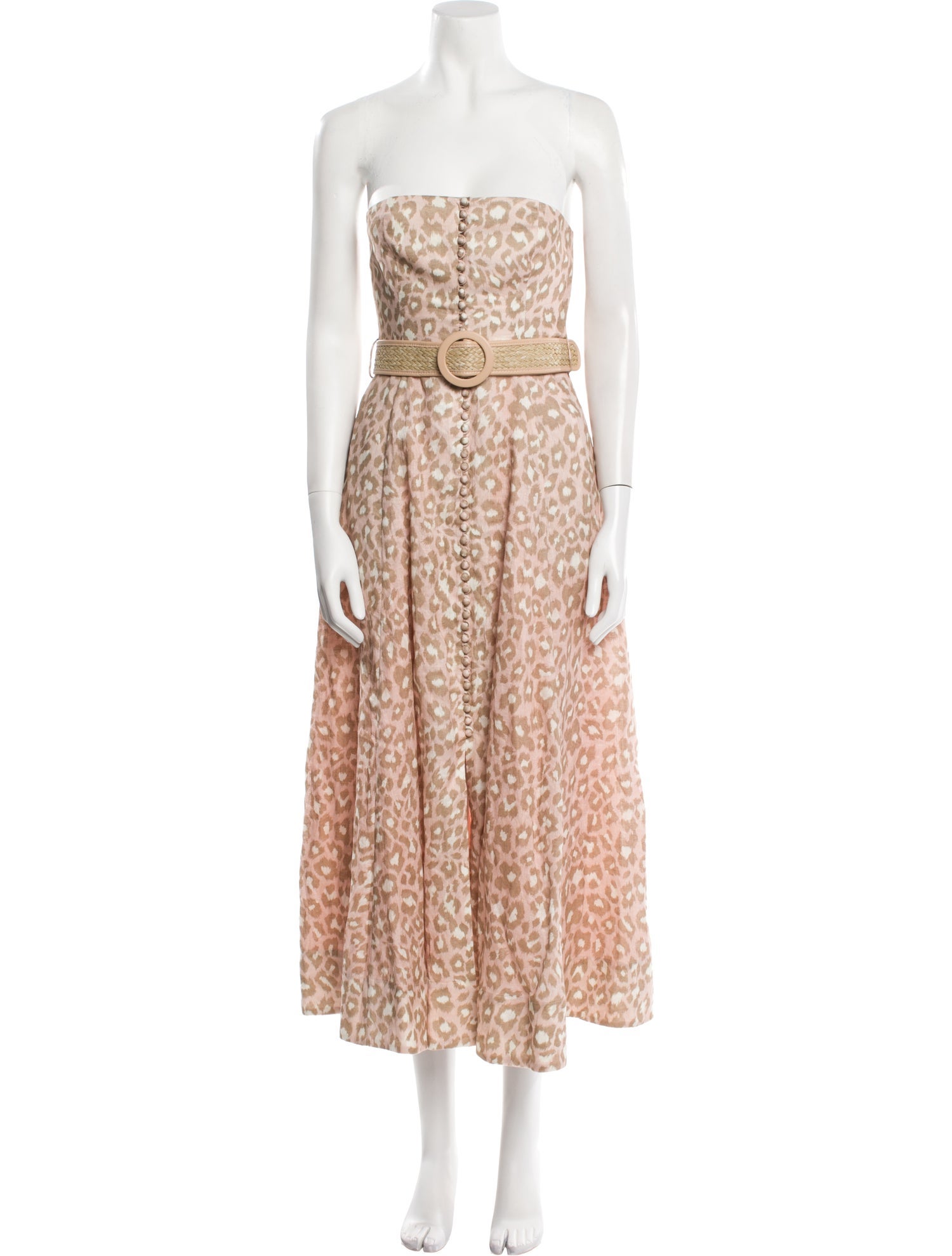 Zimmermann Linen Midi Length Dress