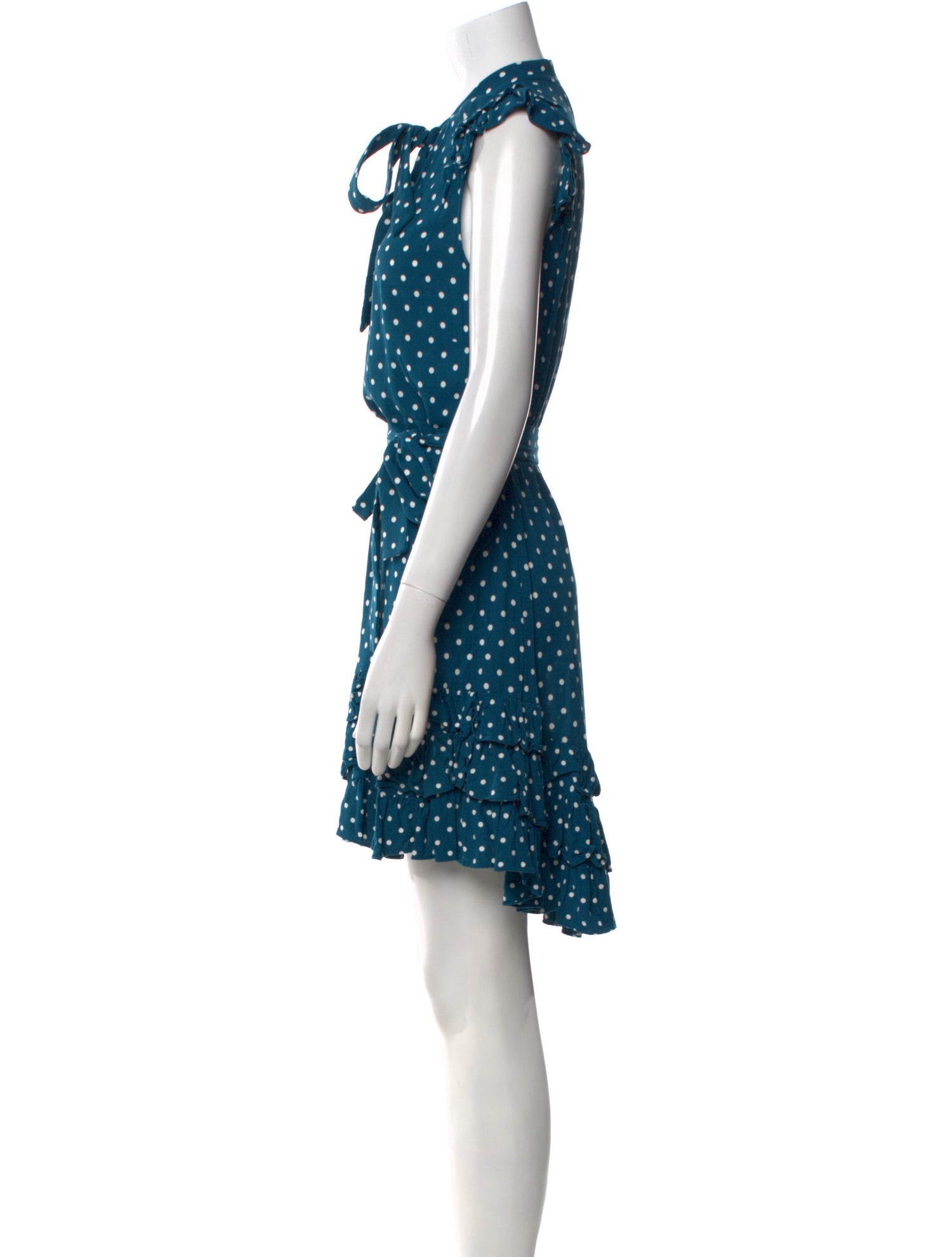 Zimmermann Polka Dot Print Knee-Length Dress