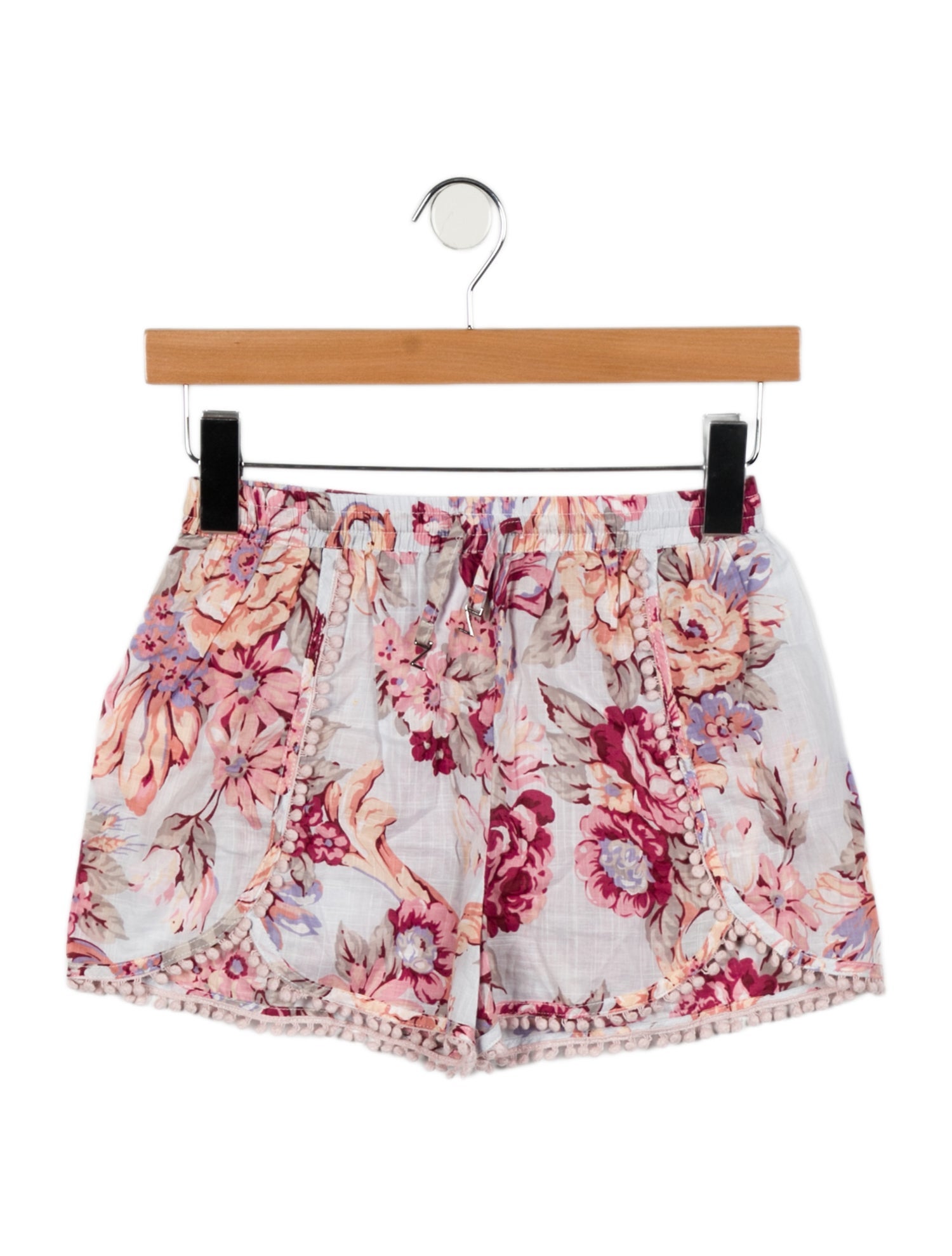 Zimmermann Girls' Floral Printed Shorts