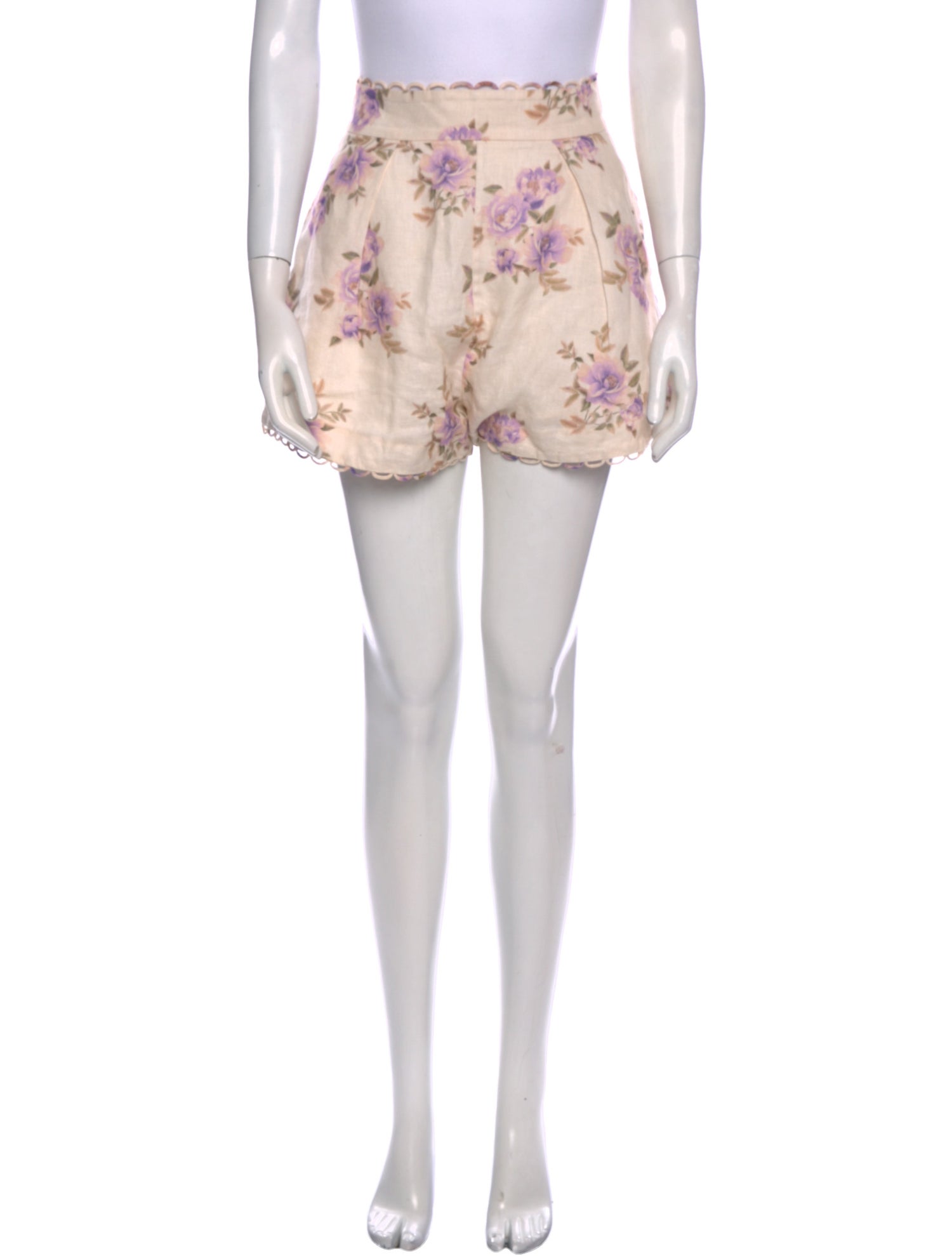 Zimmermann Linen Mini Shorts