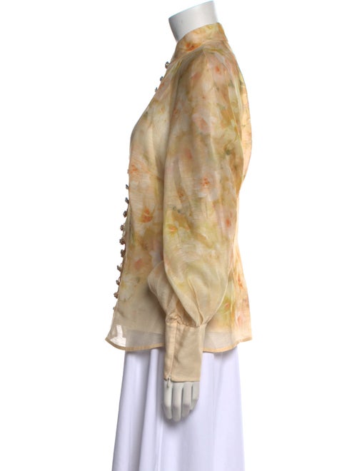 Zimmermann Crush Linen Button-Up Top