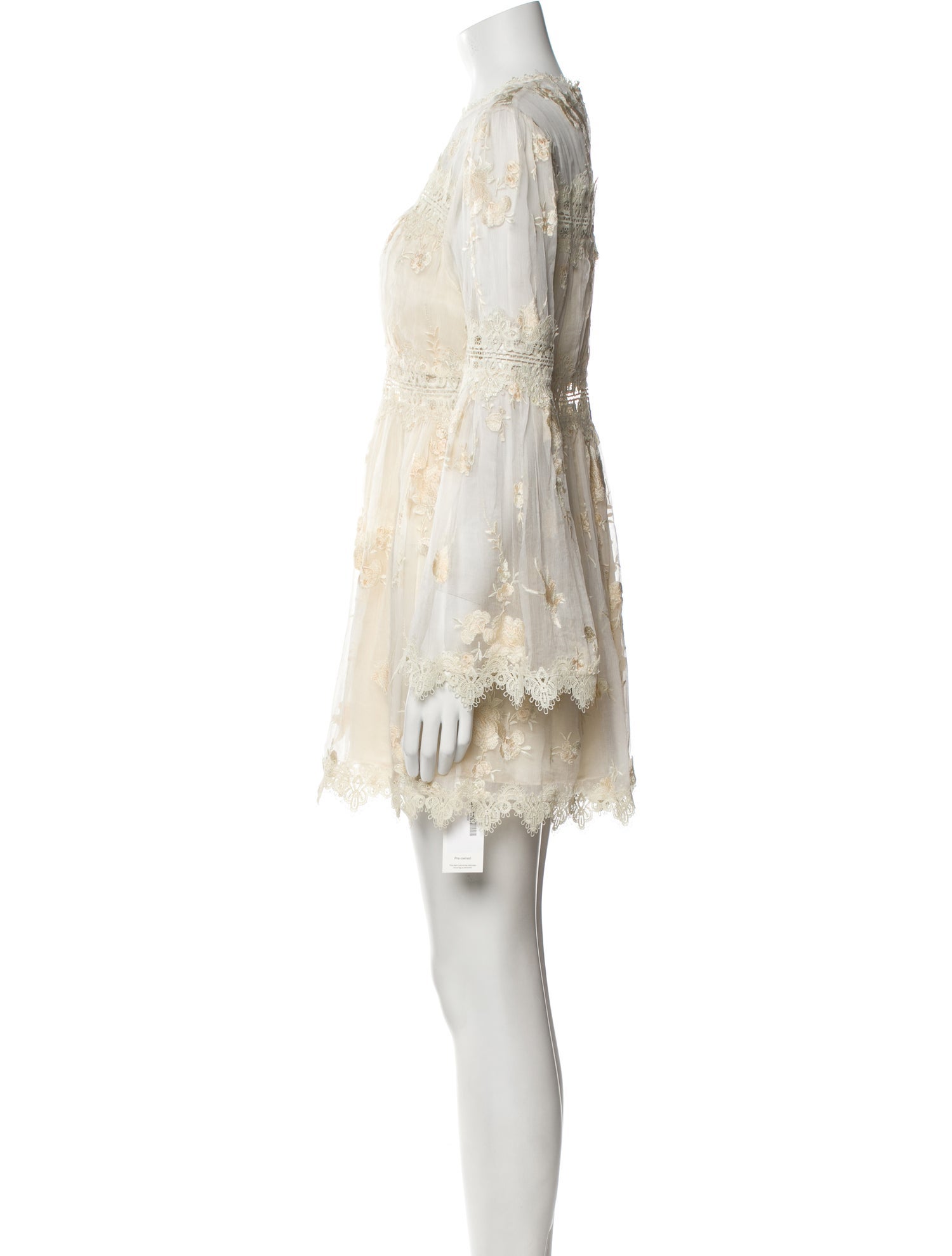 Zimmermann Silk Crew Neck Romper