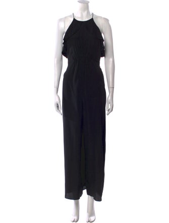 Zimmermann Silk Crew Neck Jumpsuit