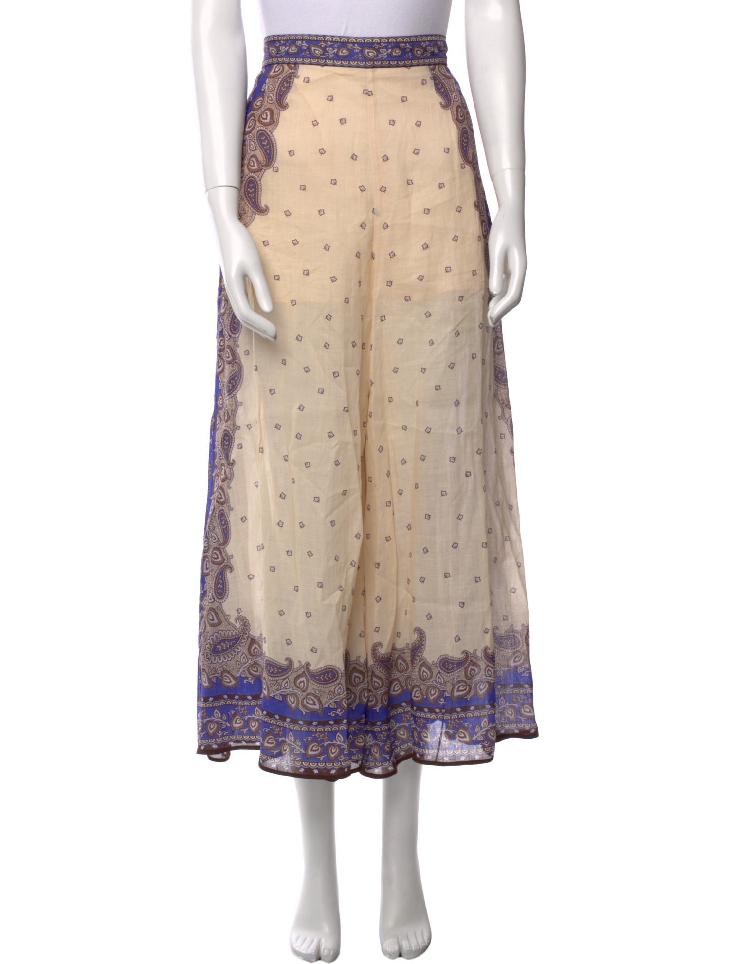 Zimmermann Floral Print Wide Leg Pants w/ Tags