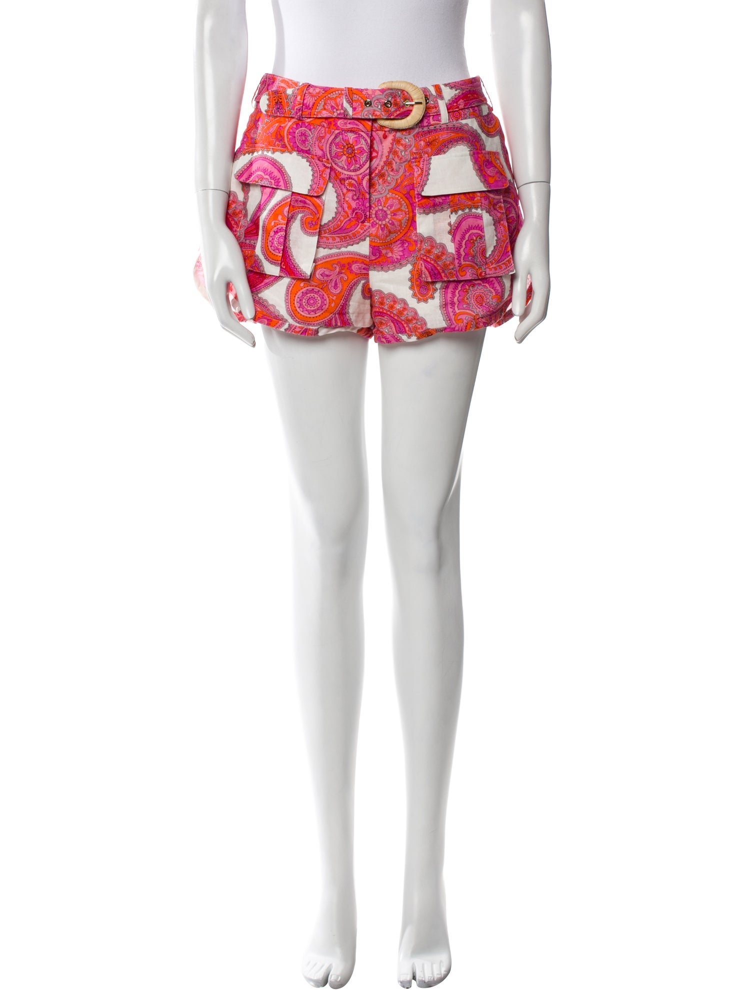 Zimmermann Paisley Print Mini Shorts