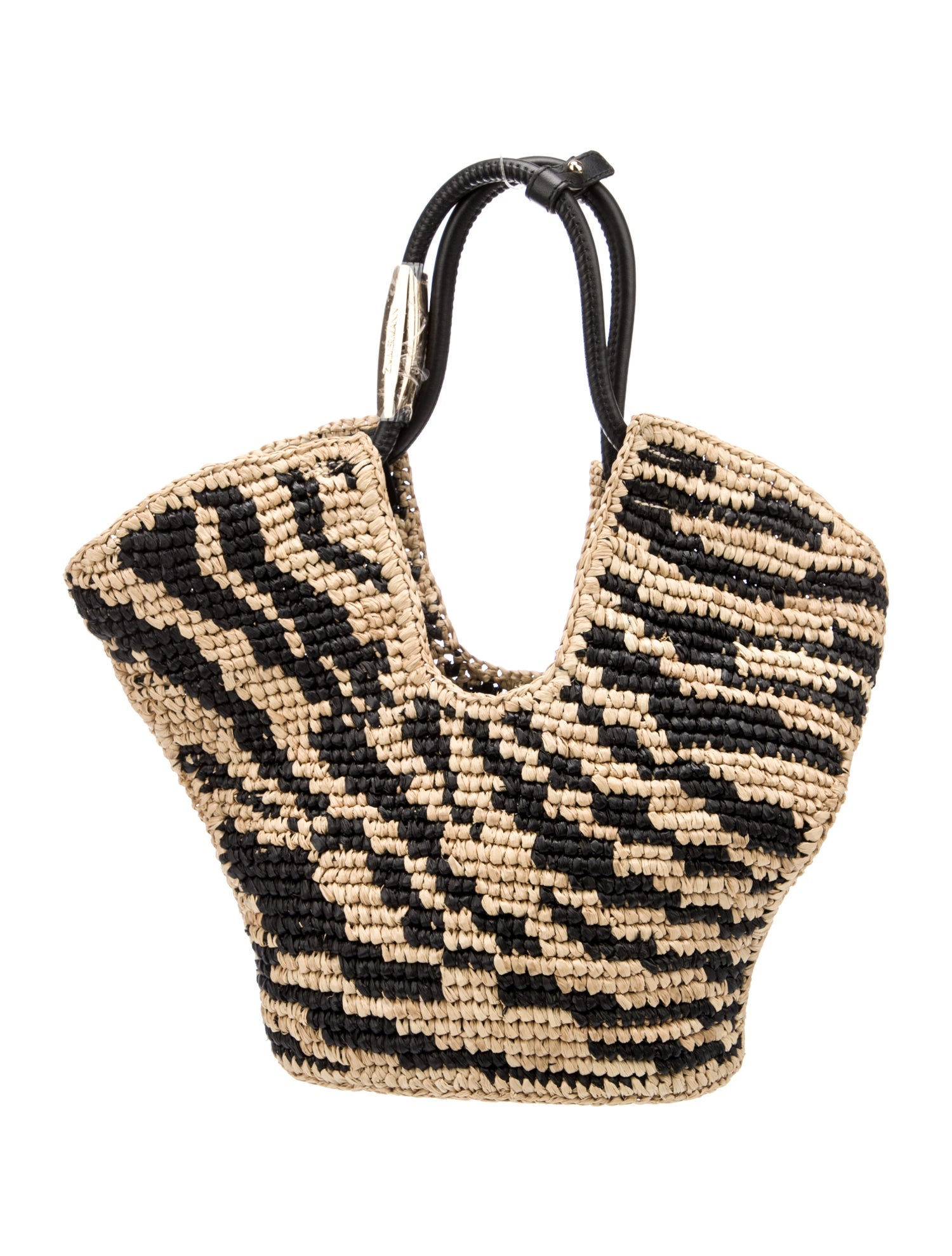 Zimmermann Raffia Top Handle Bag