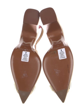 Zimmermann Canvas Chain-Link Accents Slingback Pumps