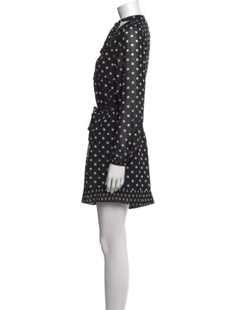 Zimmermann Polka Dot Print Tie Neck Romper