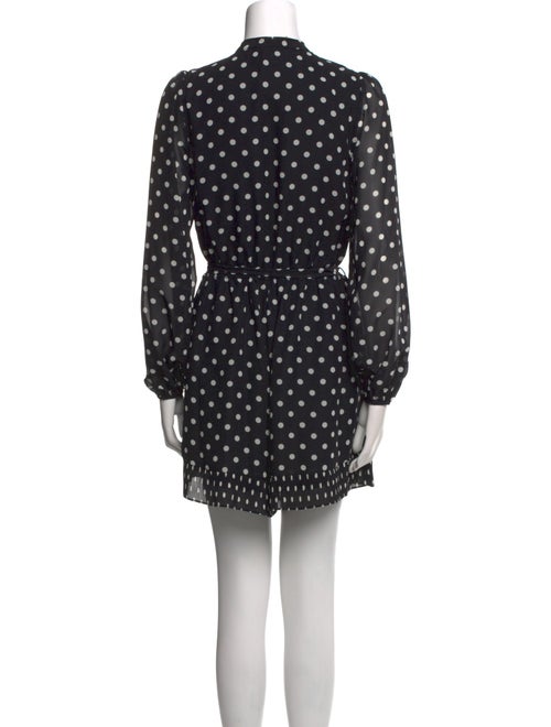Zimmermann Polka Dot Print Tie Neck Romper
